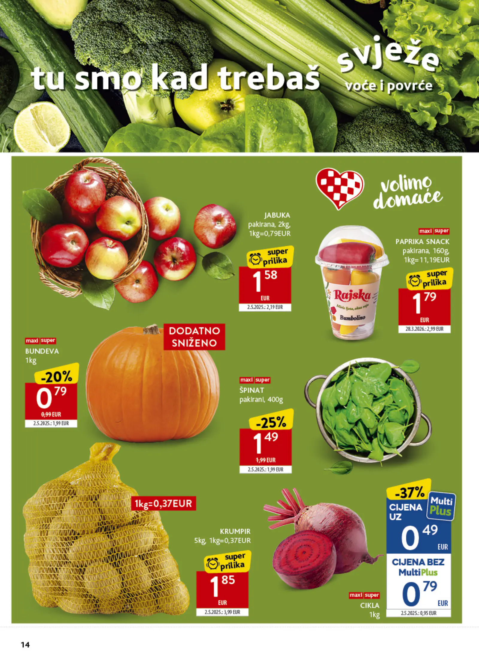 Konzum Horvátország Katalog, 14. oldal (okt. 21–27.)