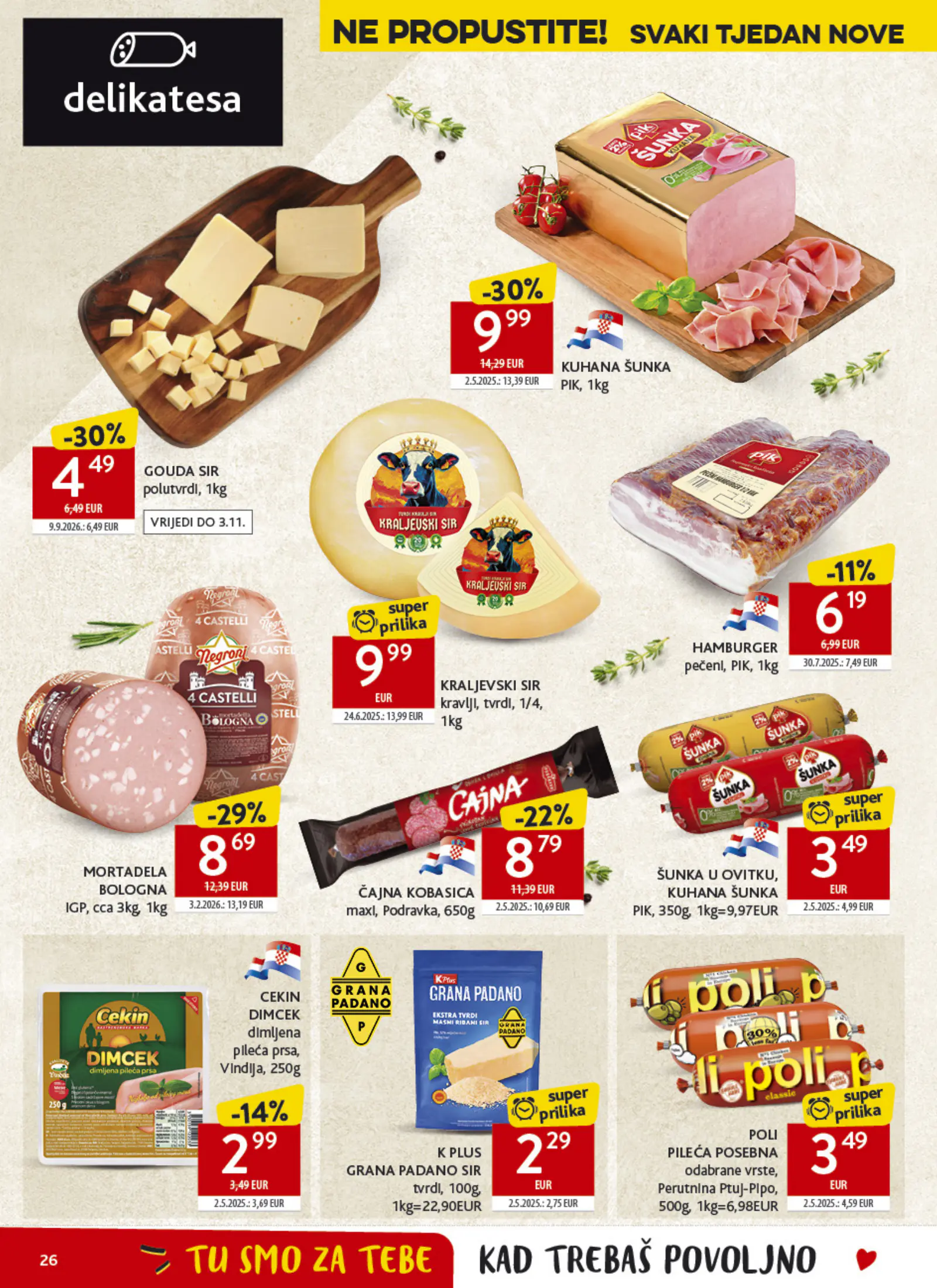 Konzum Horvátország Katalog, 26. oldal (okt. 21–27.)