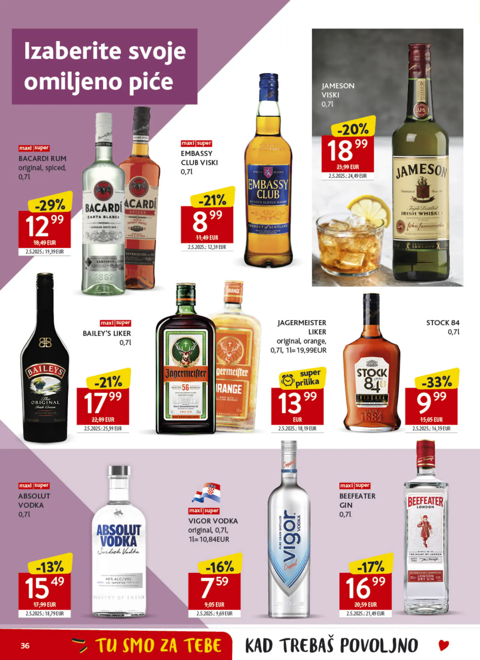 Konzum Horvátország Katalog, 36. oldal (okt. 21–27.)