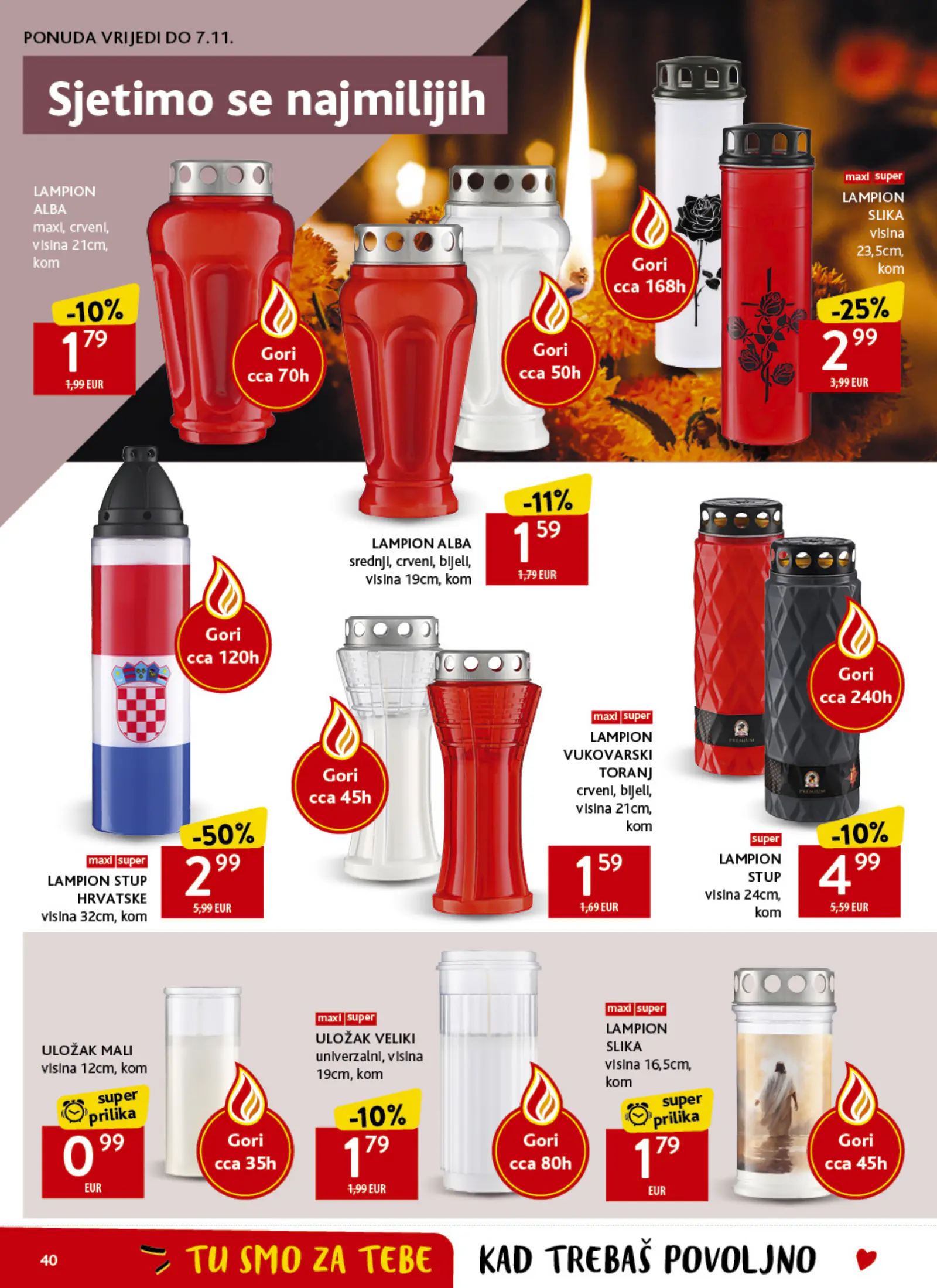 Konzum Horvátország Katalog, 40. oldal (okt. 21–27.)