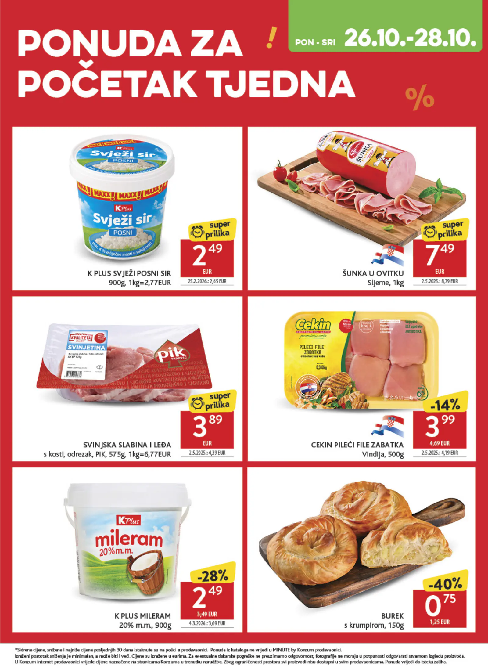 Konzum Horvátország Katalog, 54. oldal (okt. 21–27.)