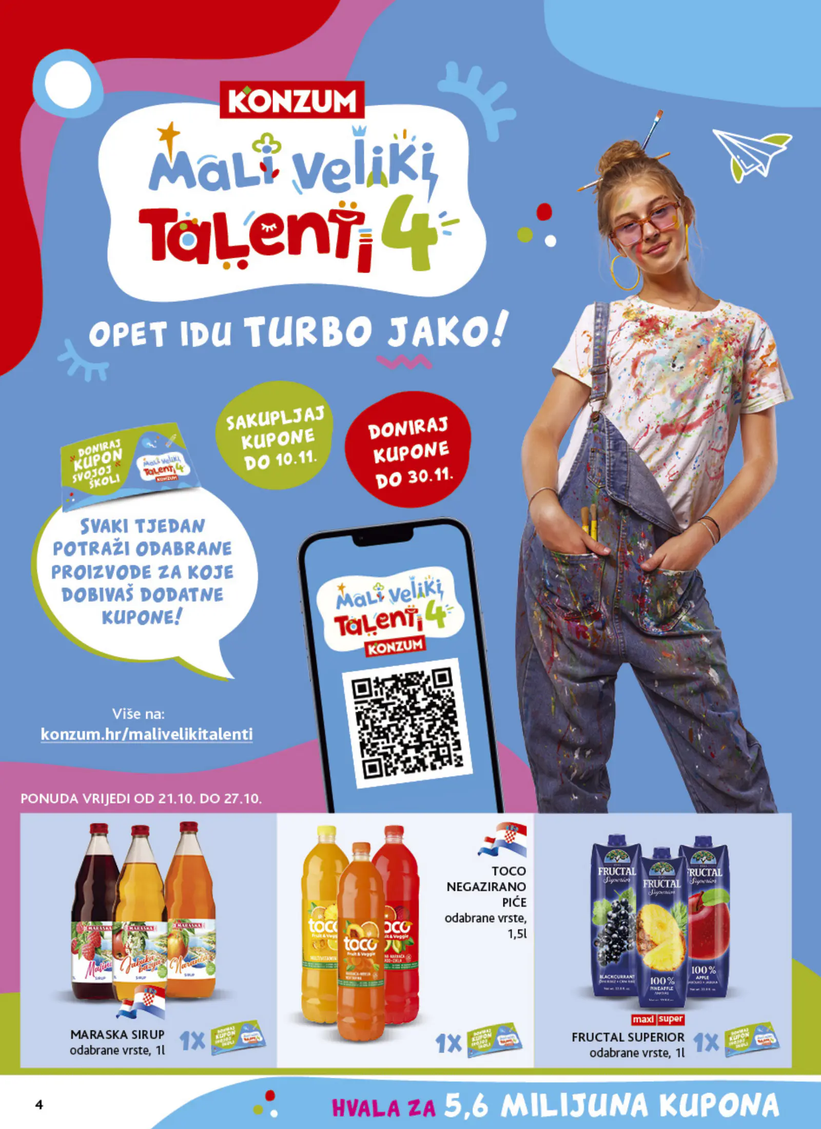 Konzum Horvátország Katalog (2), 4. oldal (okt. 21–27.)