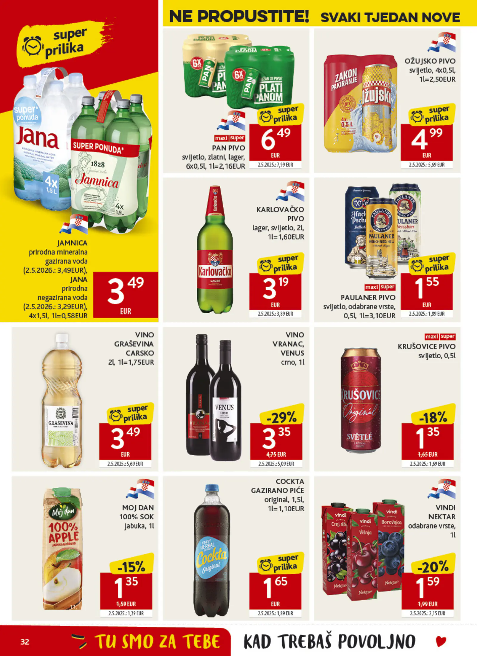 Konzum Horvátország Katalog (2), 32. oldal (okt. 21–27.)