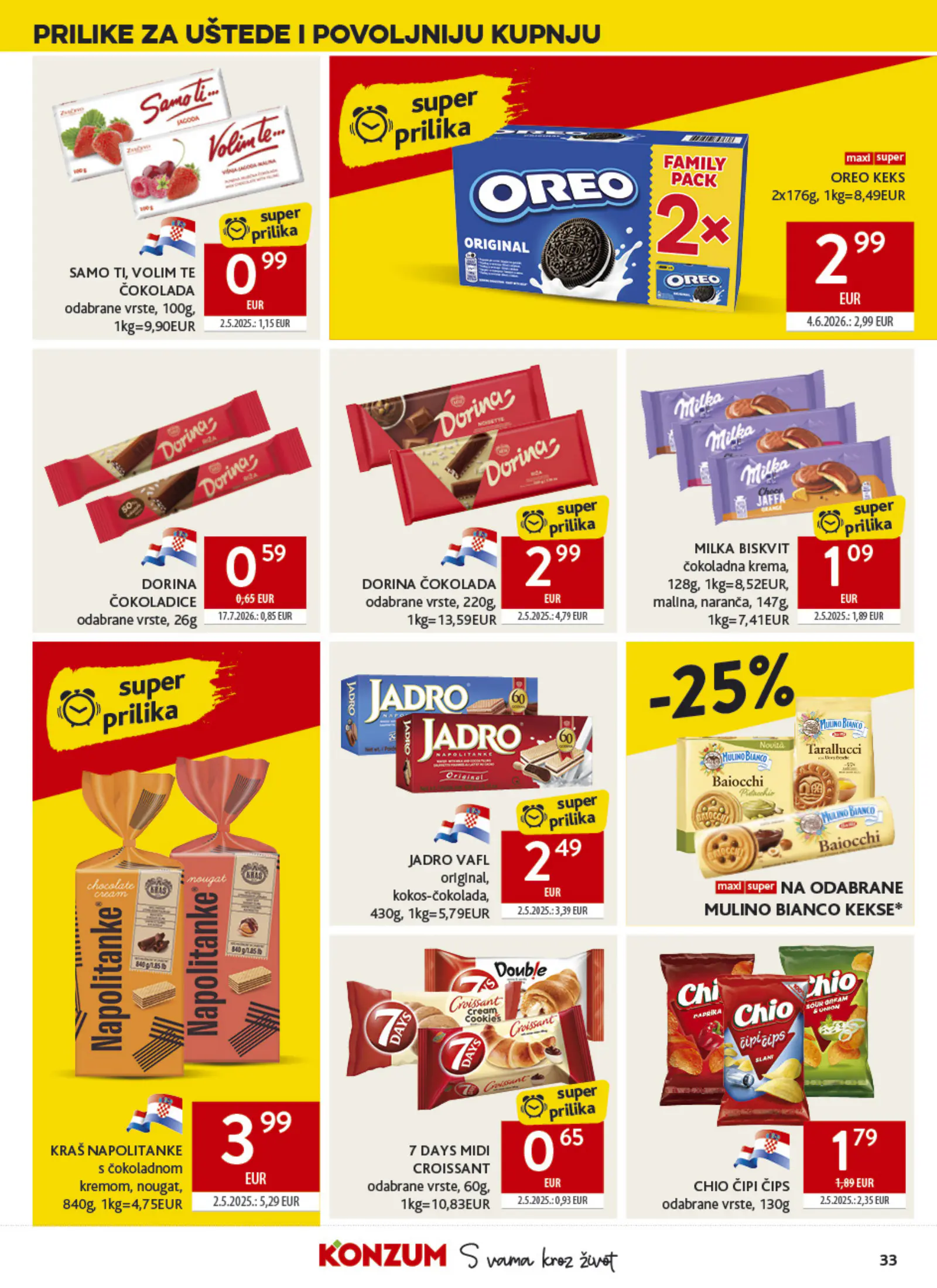 Konzum Horvátország Katalog (2), 33. oldal (okt. 21–27.)