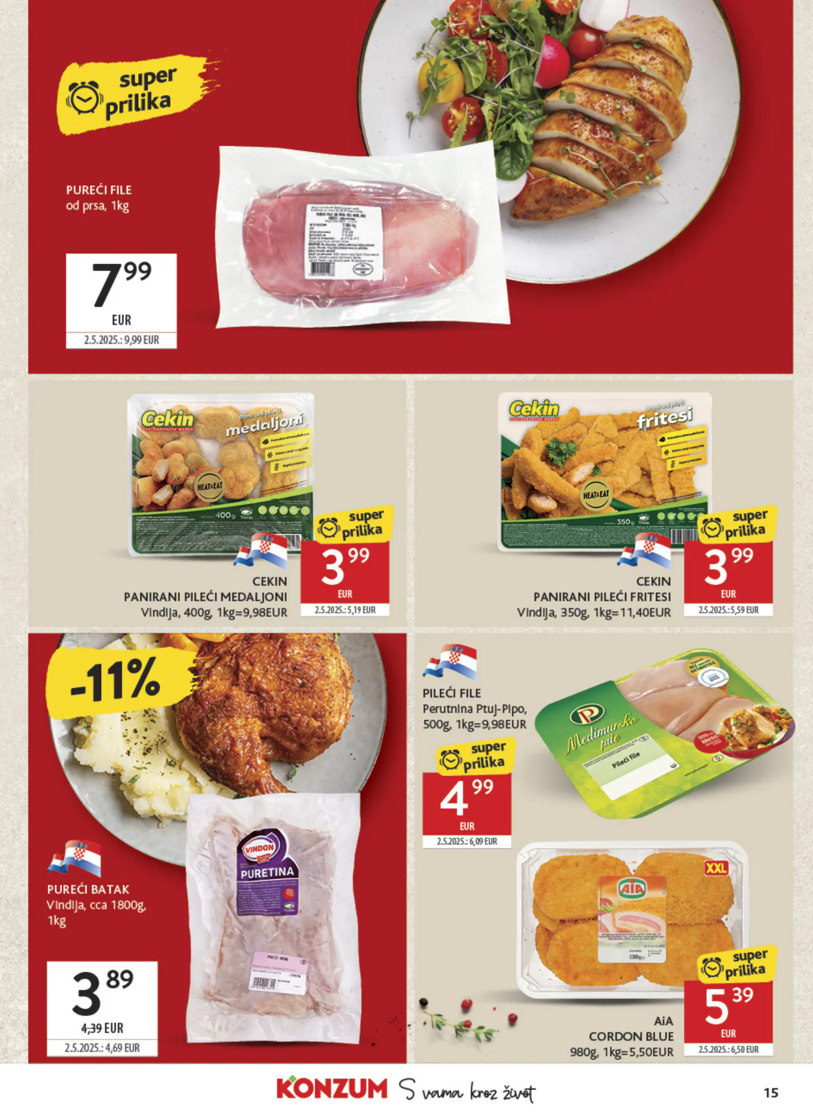 Konzum Horvátország Katalog, 15. oldal (okt. 28. – nov. 3.)