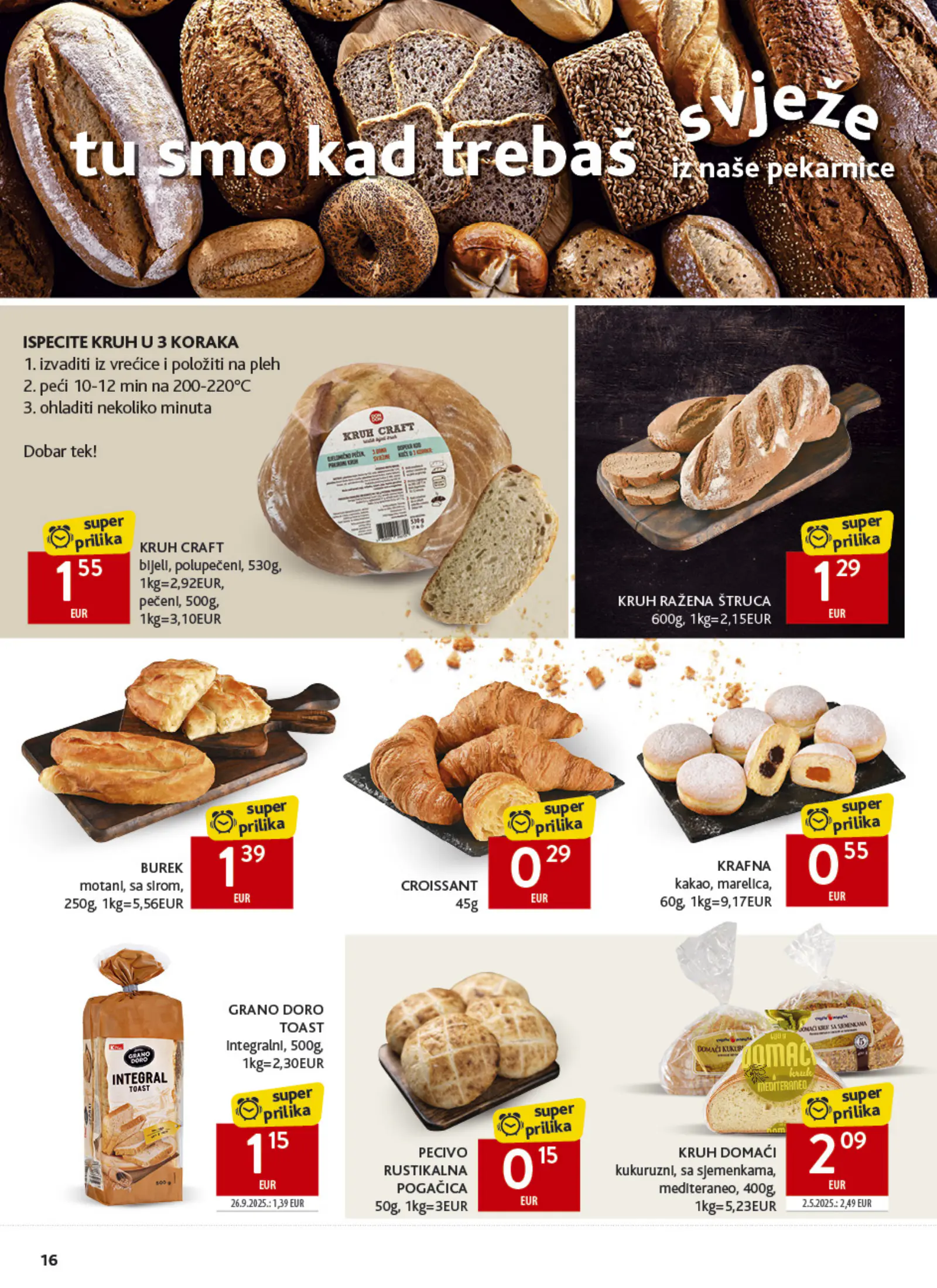 Konzum Horvátország Katalog, 16. oldal (okt. 28. – nov. 3.)