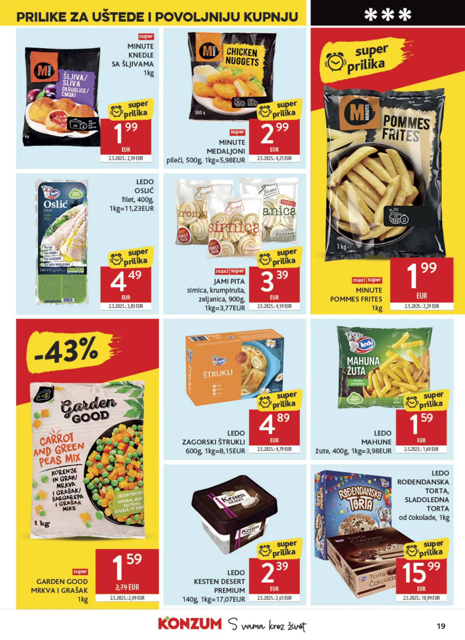 Konzum Horvátország Katalog, 19. oldal (okt. 28. – nov. 3.)