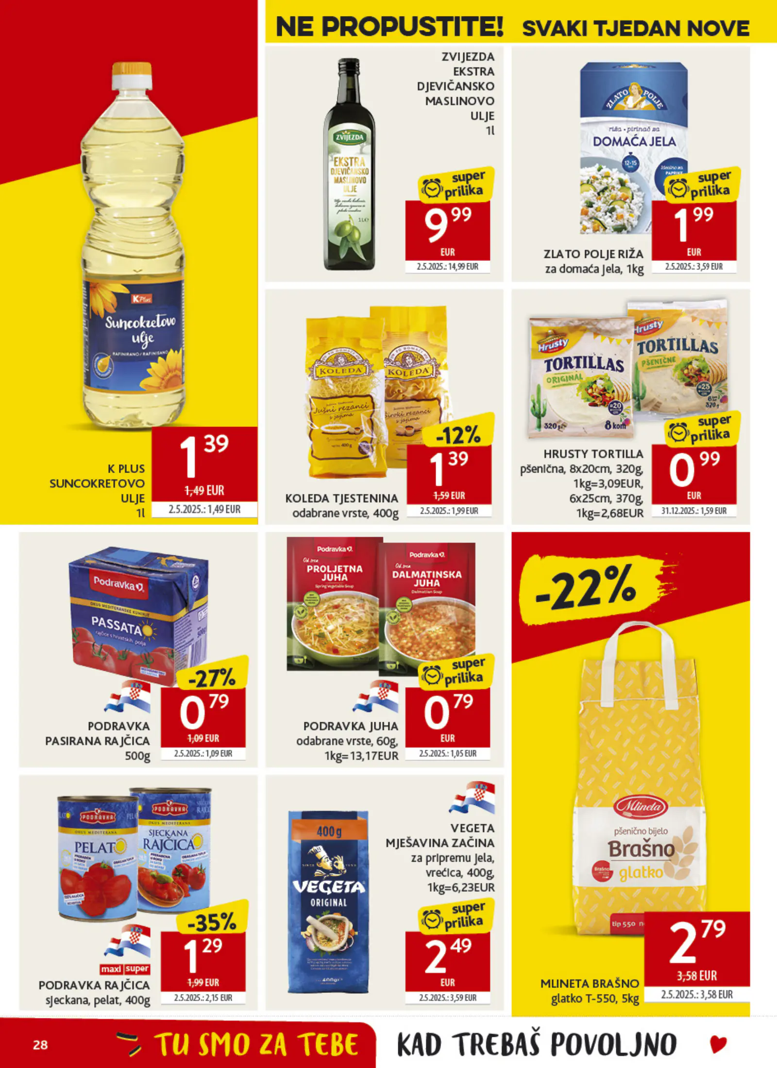 Konzum Horvátország Katalog, 28. oldal (okt. 28. – nov. 3.)