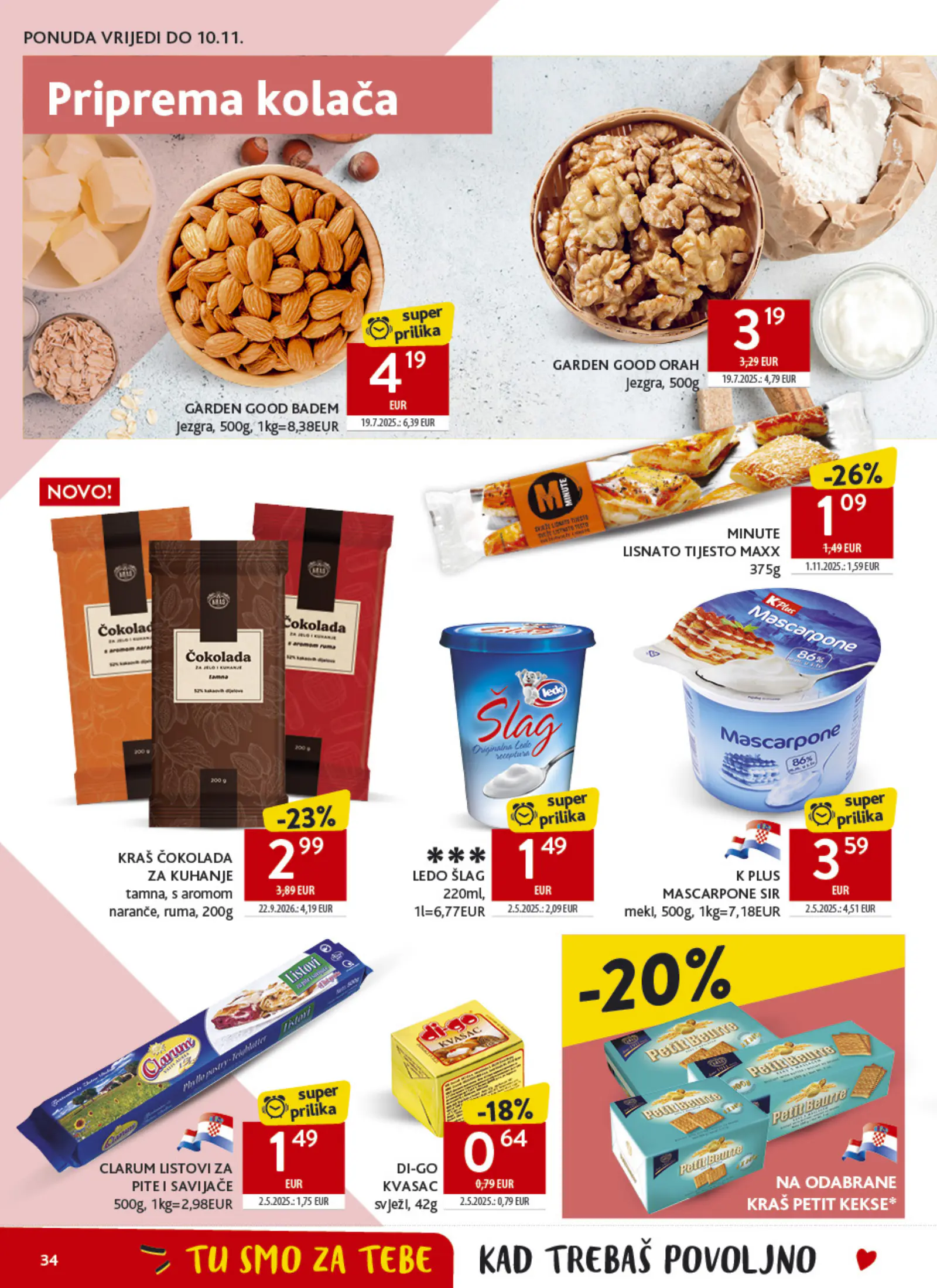 Konzum Horvátország Katalog, 34. oldal (okt. 28. – nov. 3.)