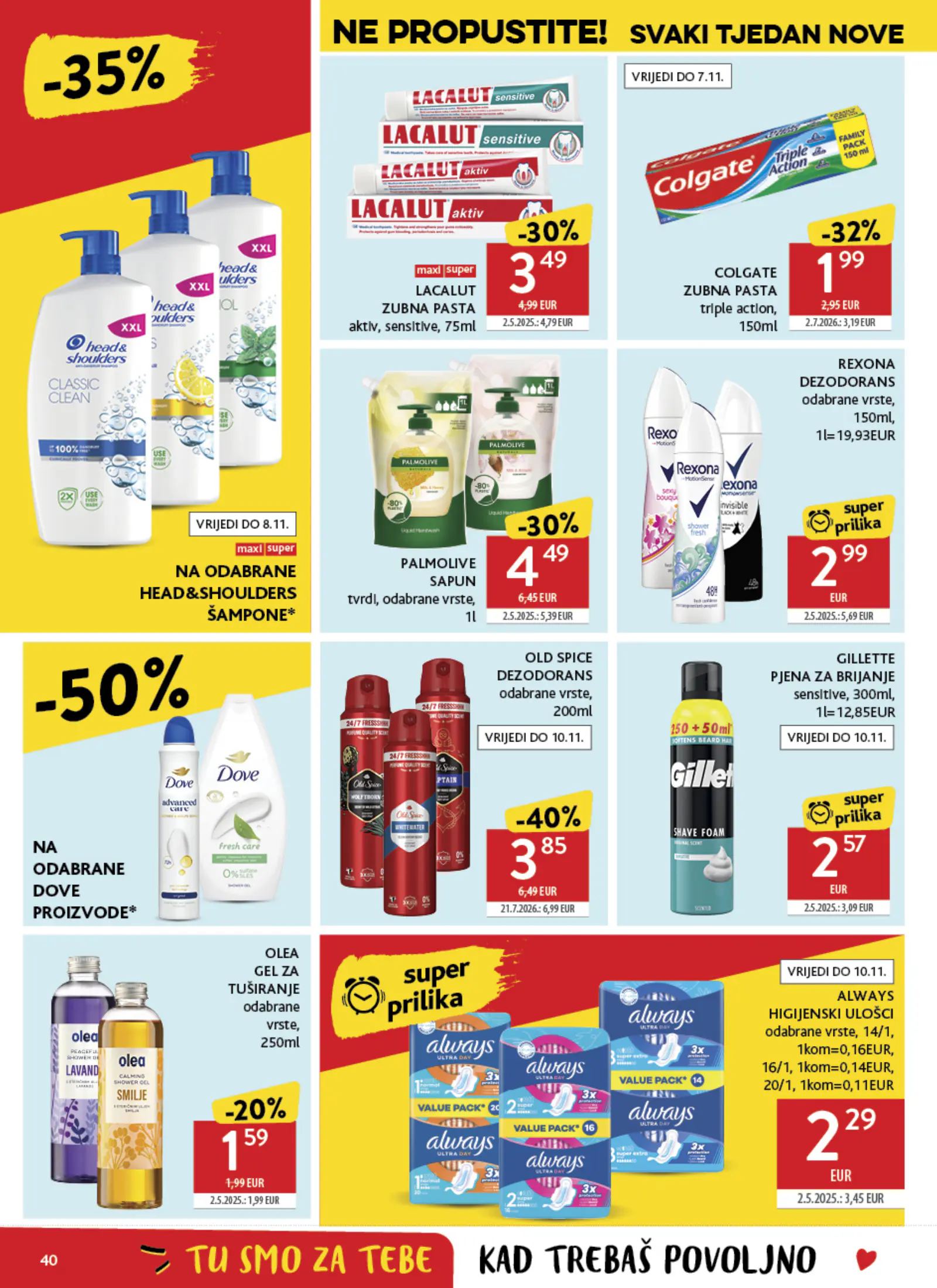Konzum Horvátország Katalog (2), 40. oldal (okt. 28. – nov. 3.)