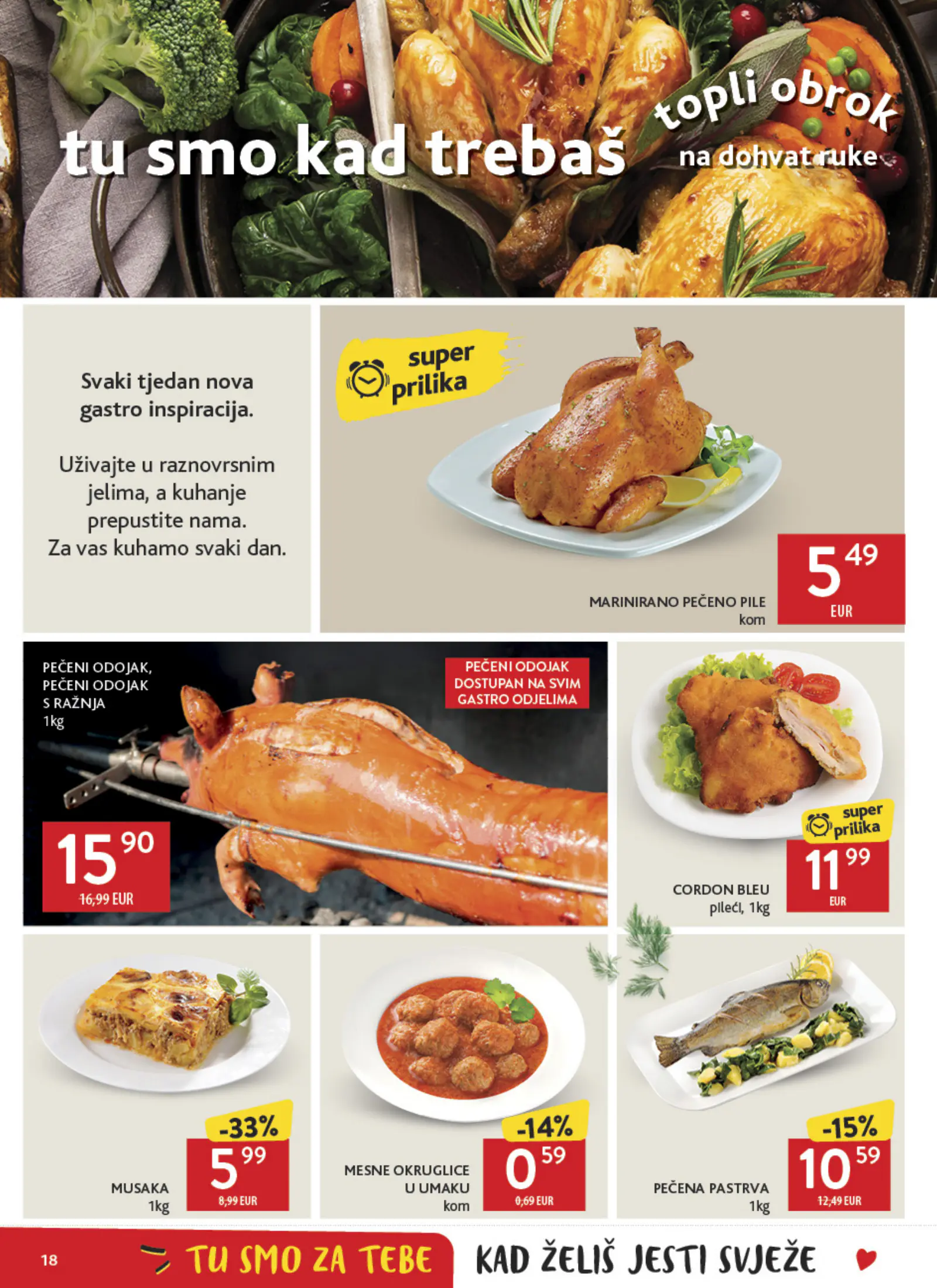 Konzum Horvátország Katalog, 18. oldal (okt. 28. – nov. 3.)