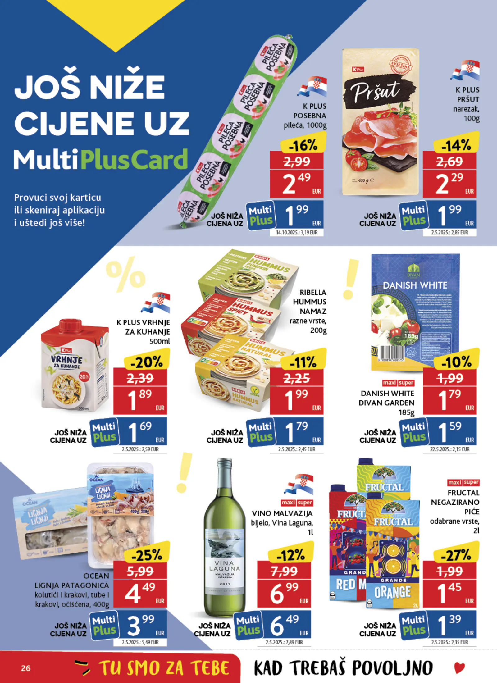 Konzum Horvátország Katalog, 26. oldal (okt. 28. – nov. 3.)