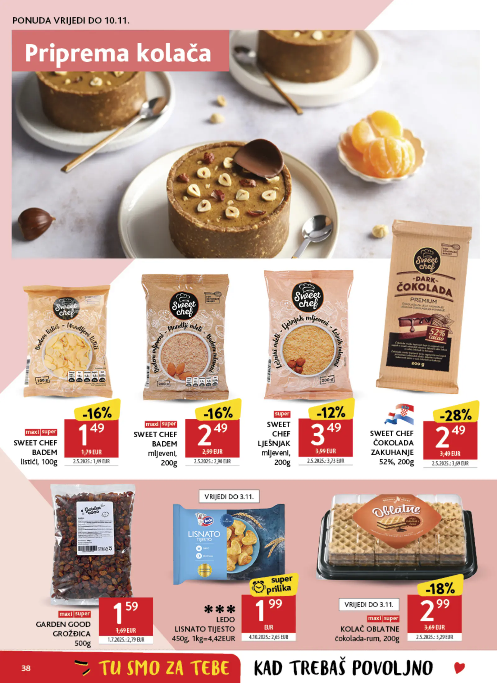 Konzum Horvátország Katalog, 38. oldal (okt. 28. – nov. 3.)