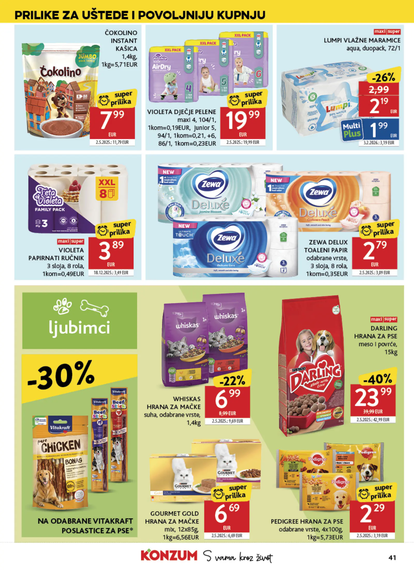 Konzum Horvátország Katalog, 41. oldal (okt. 28. – nov. 3.)