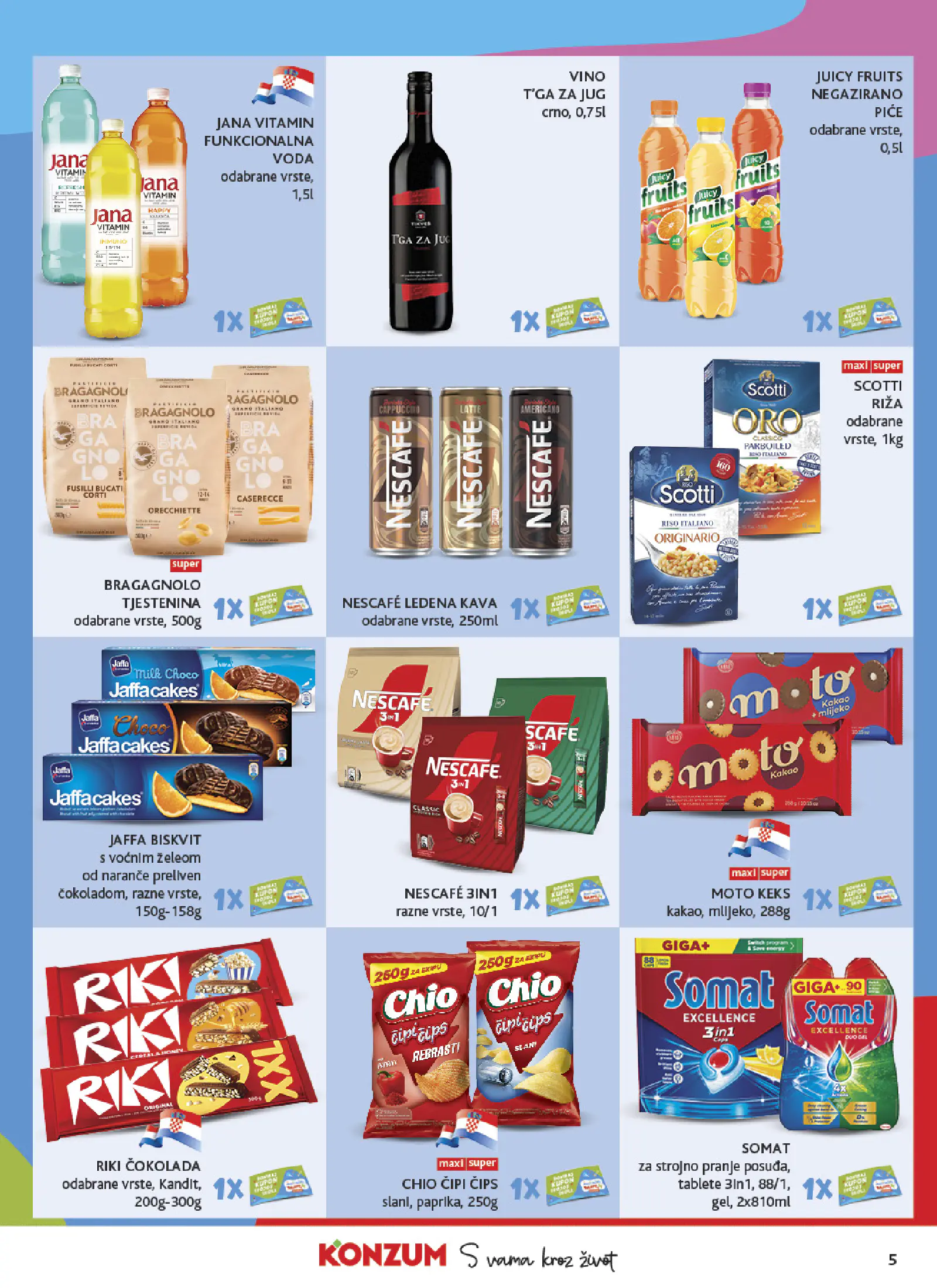 Konzum Horvátország Katalog, 5. oldal (okt. 7–13.)