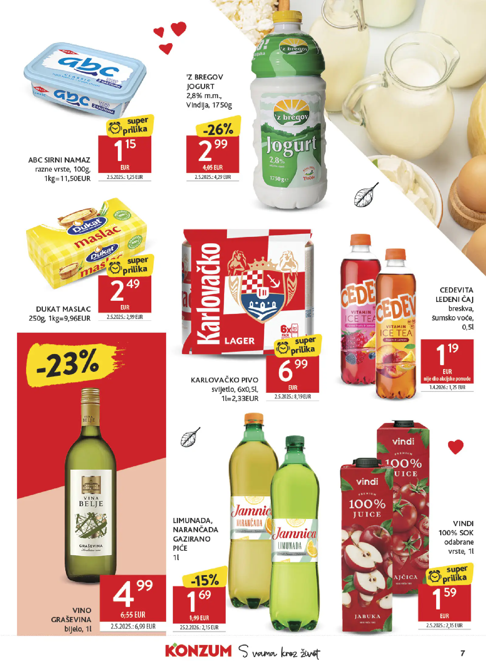 Konzum Horvátország Katalog, 7. oldal (okt. 7–13.)