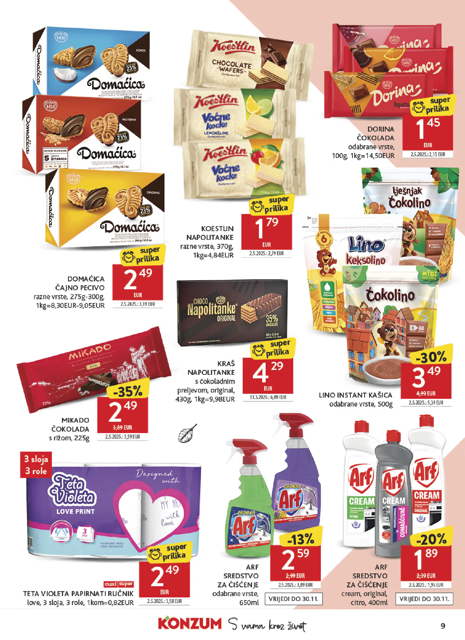 Konzum Horvátország Katalog, 9. oldal (okt. 7–13.)