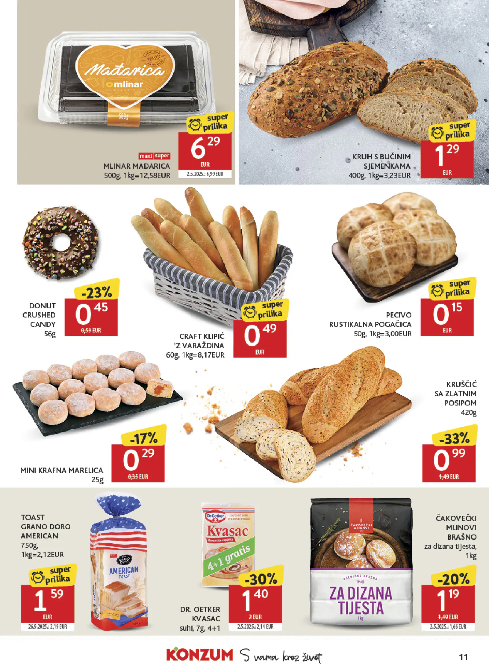 Konzum Horvátország Katalog, 11. oldal (okt. 7–13.)