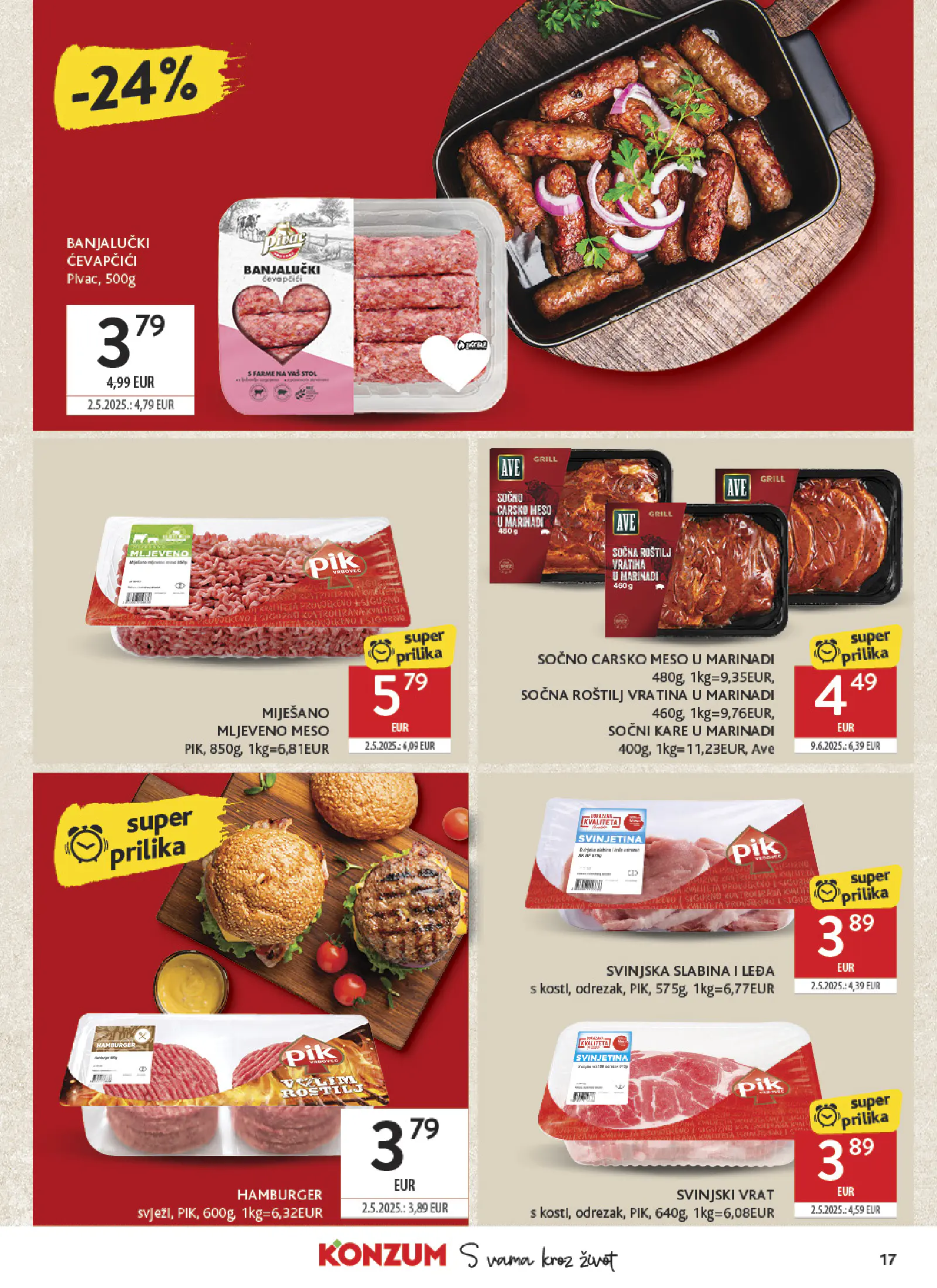 Konzum Horvátország Katalog, 17. oldal (okt. 7–13.)