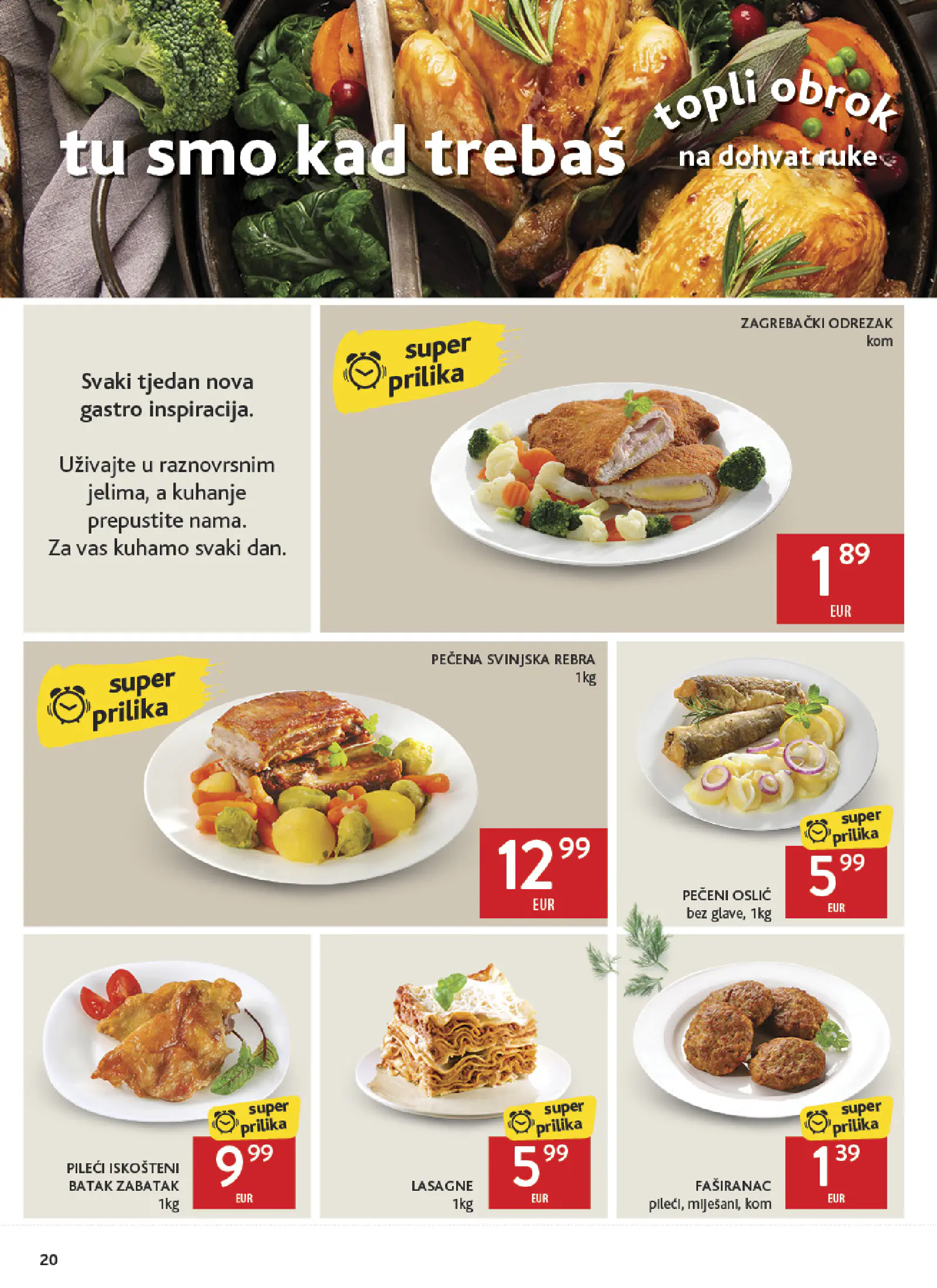Konzum Horvátország Katalog, 20. oldal (okt. 7–13.)