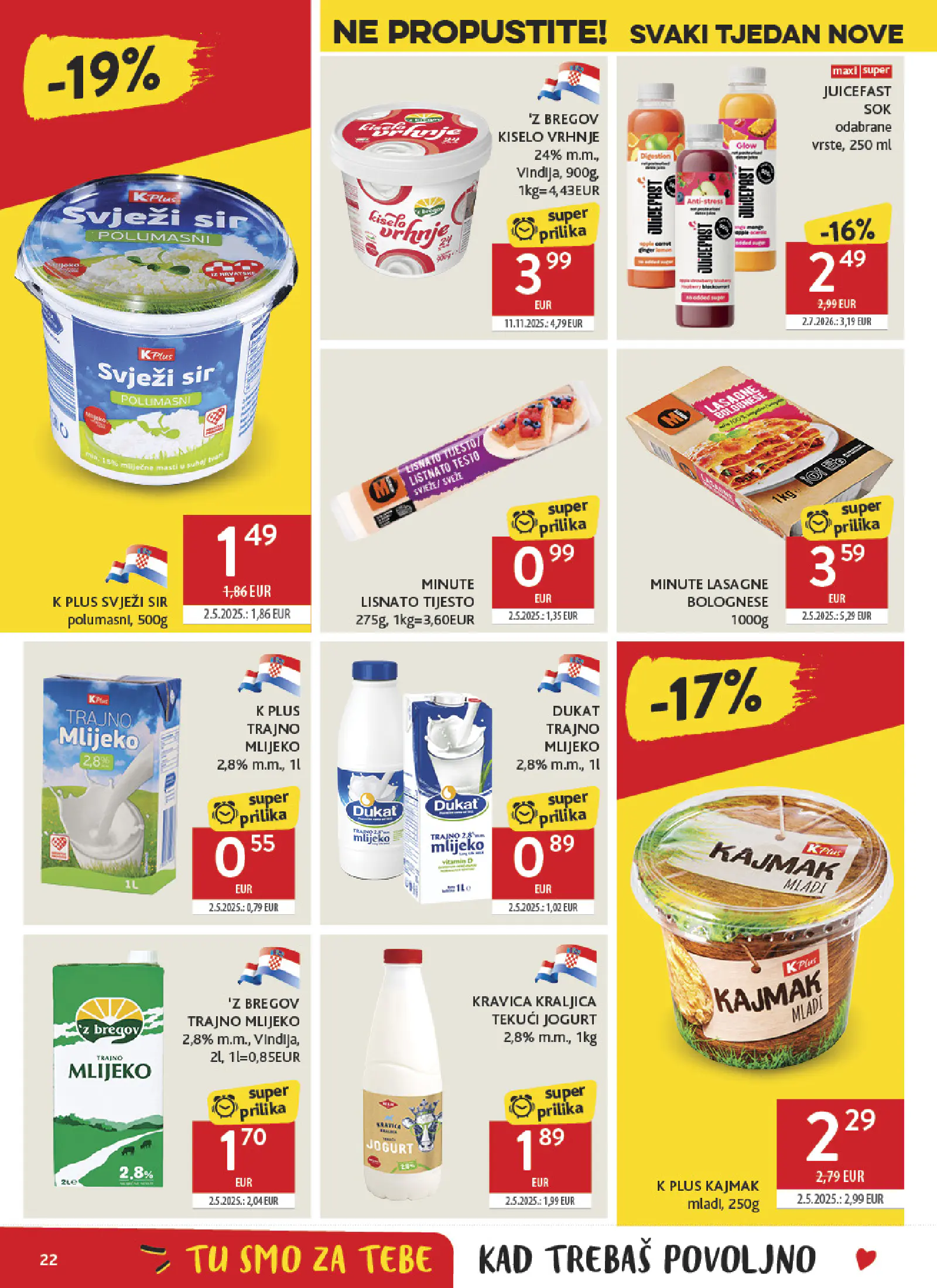 Konzum Horvátország Katalog, 22. oldal (okt. 7–13.)
