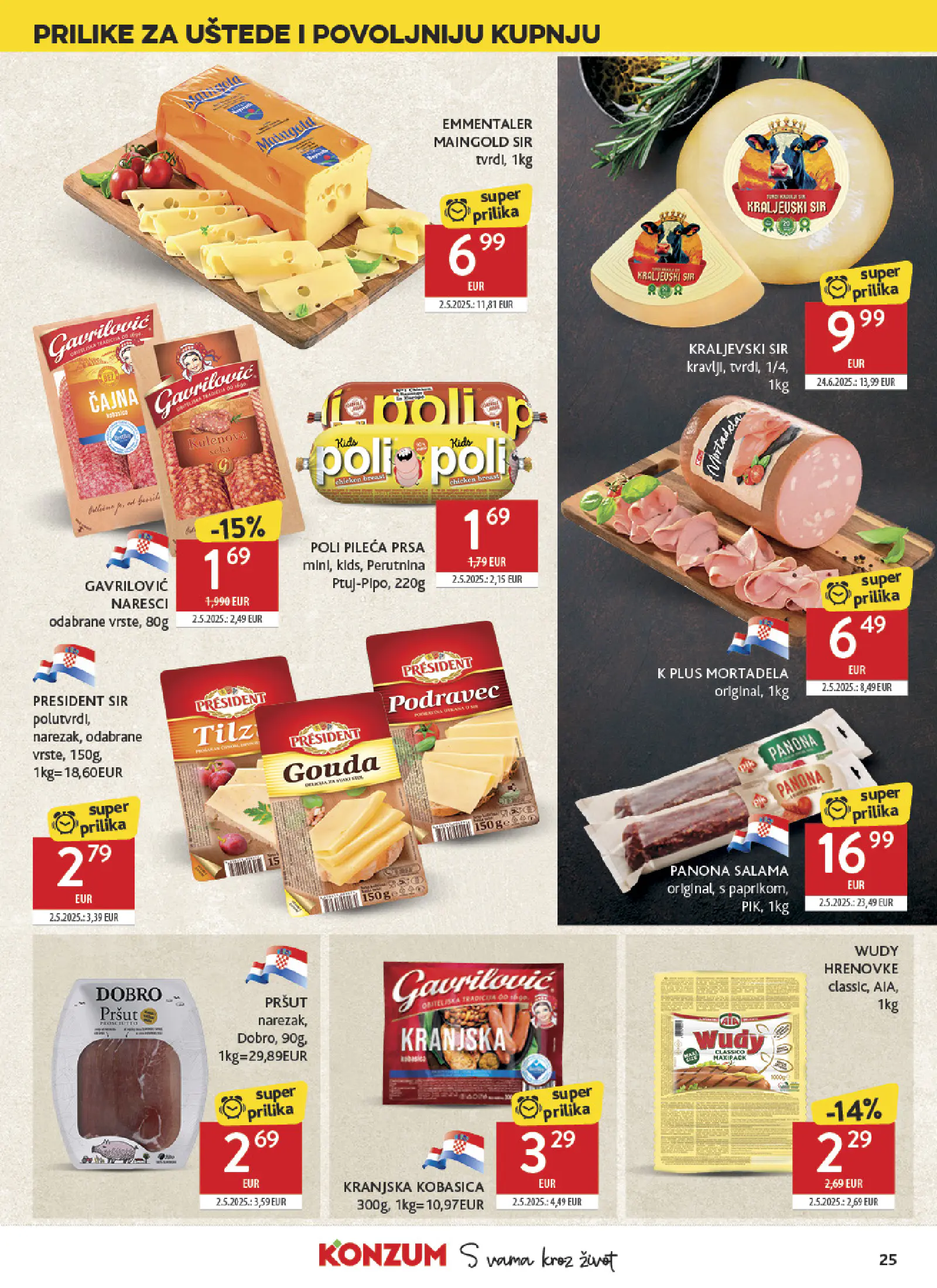 Konzum Horvátország Katalog, 25. oldal (okt. 7–13.)