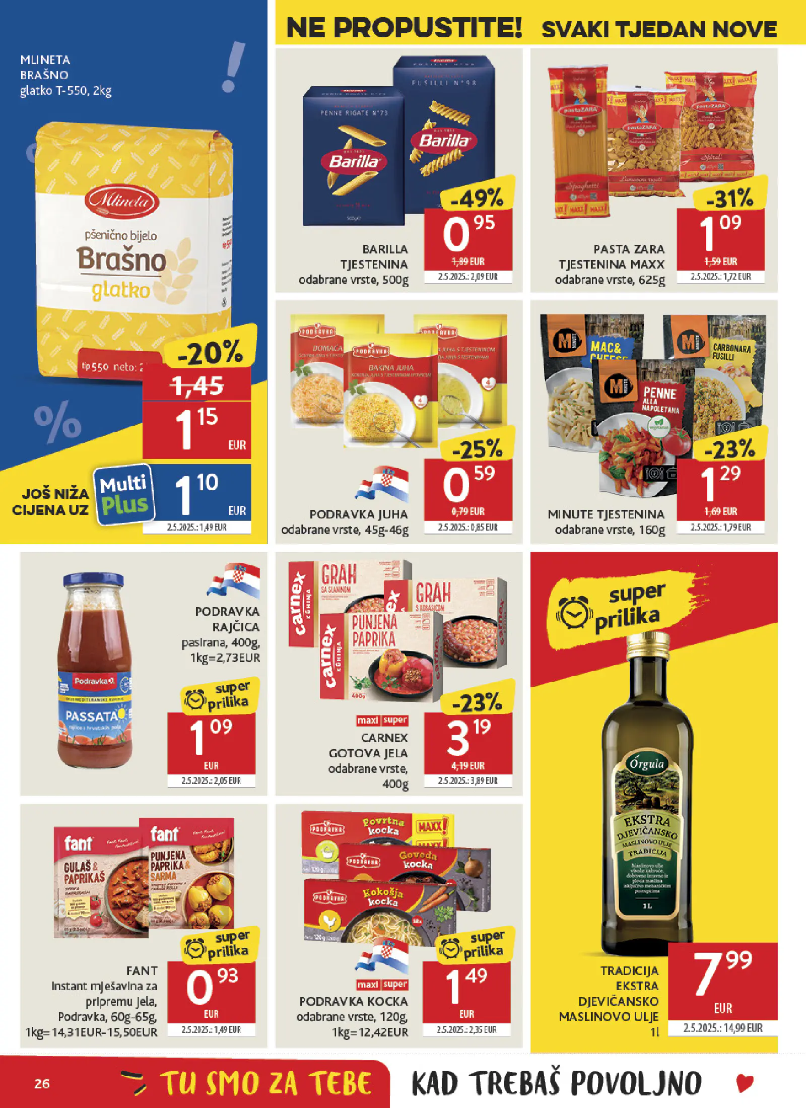 Konzum Horvátország Katalog, 26. oldal (okt. 7–13.)