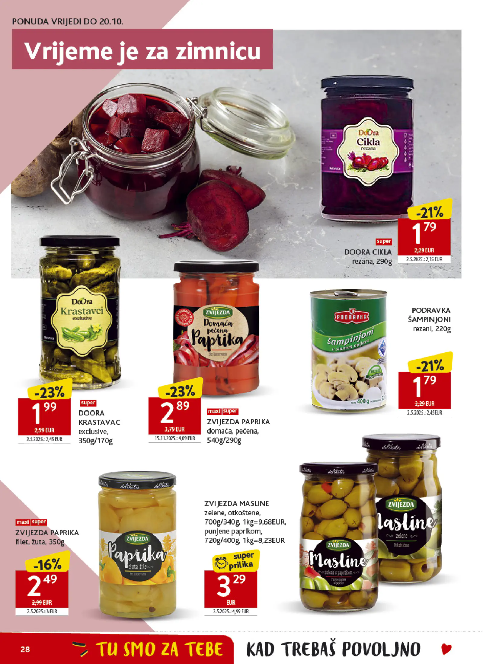 Konzum Horvátország Katalog, 28. oldal (okt. 7–13.)