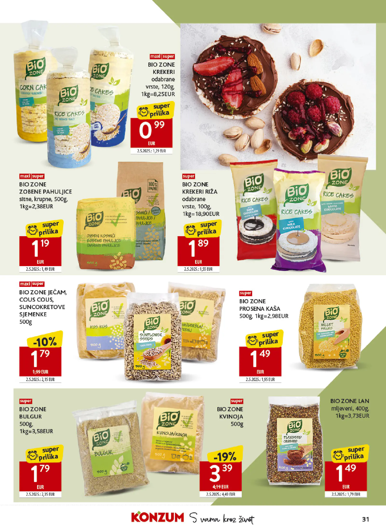 Konzum Horvátország Katalog, 31. oldal (okt. 7–13.)
