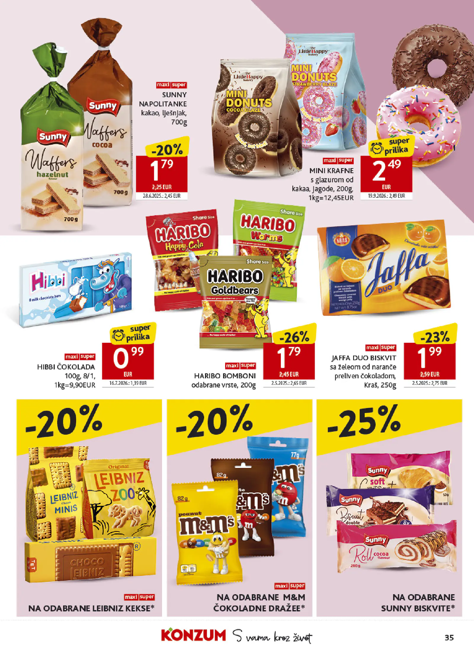 Konzum Horvátország Katalog, 35. oldal (okt. 7–13.)