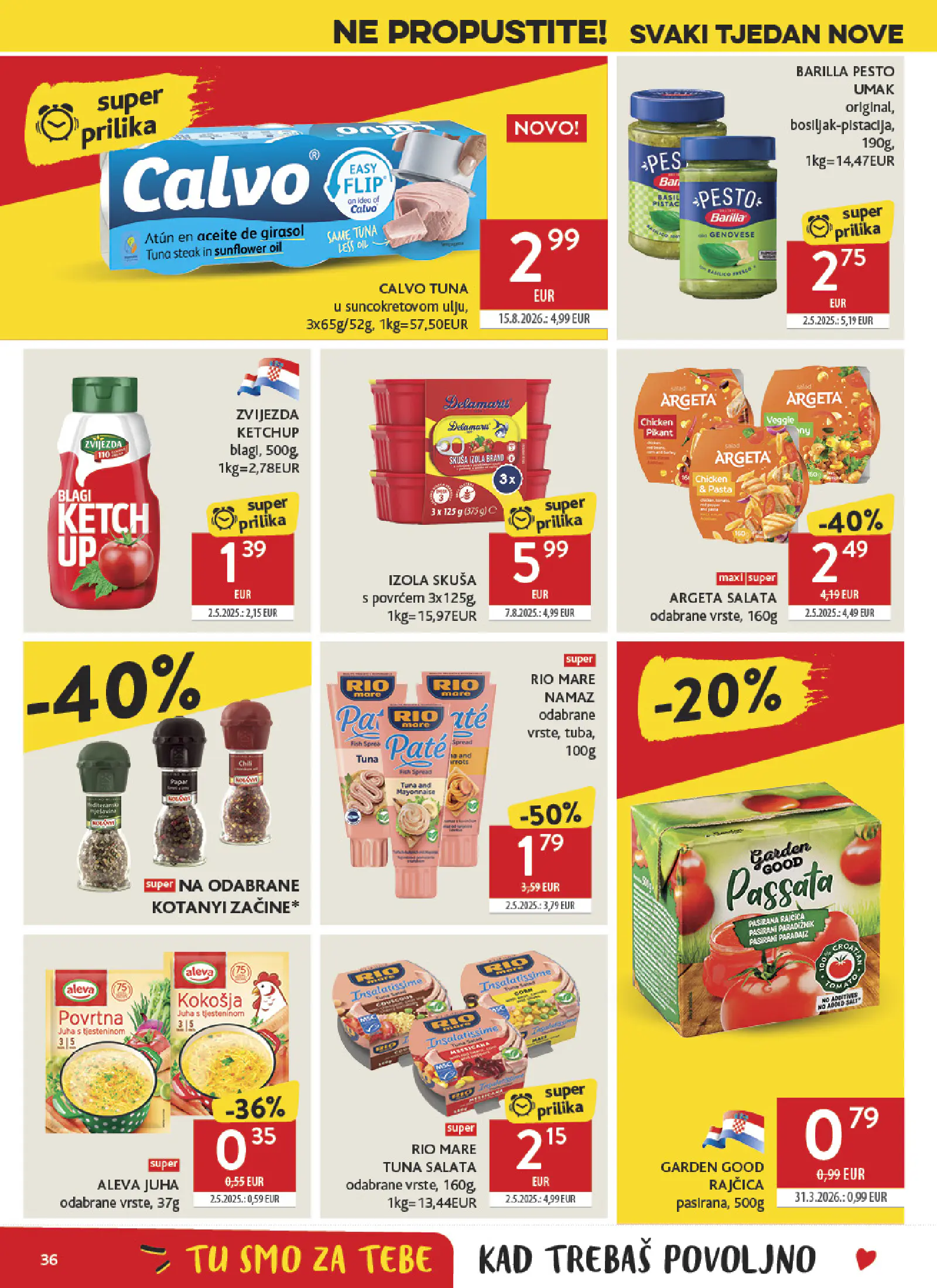 Konzum Horvátország Katalog, 36. oldal (okt. 7–13.)