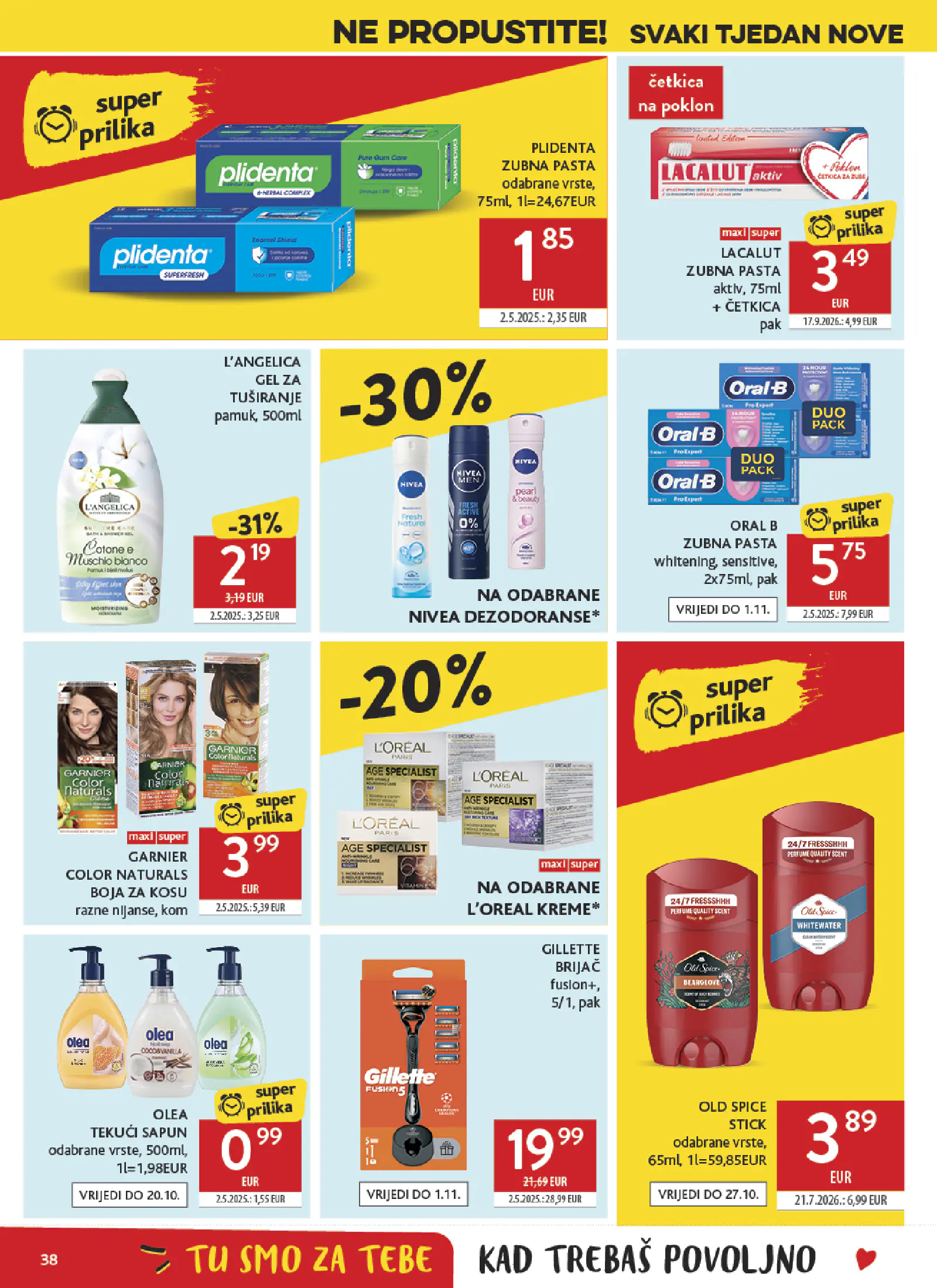 Konzum Horvátország Katalog, 38. oldal (okt. 7–13.)