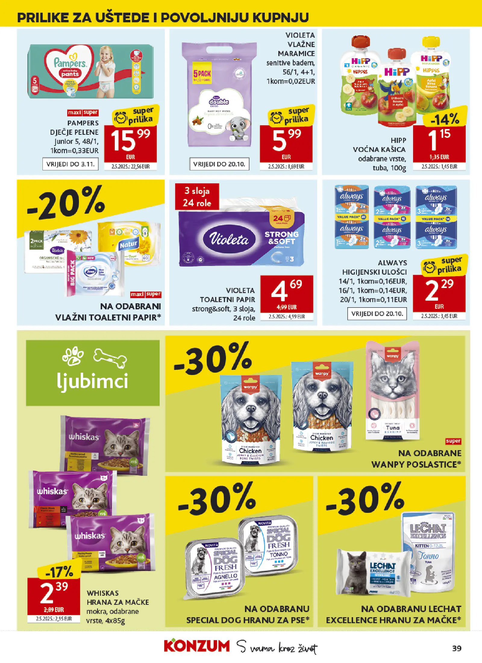 Konzum Horvátország Katalog, 39. oldal (okt. 7–13.)