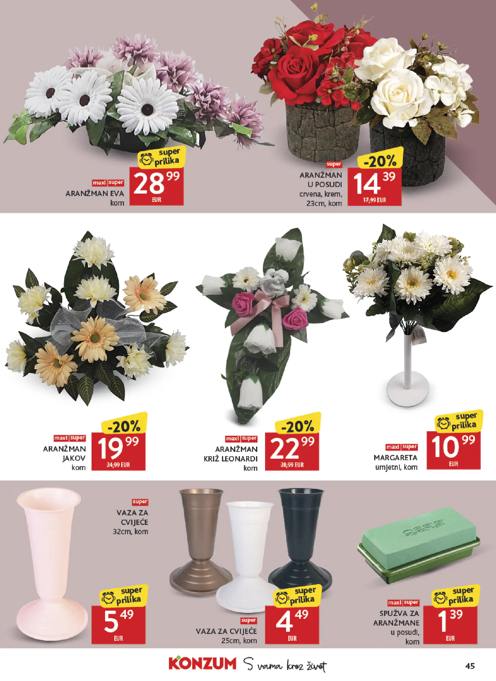 Konzum Horvátország Katalog, 45. oldal (okt. 7–13.)