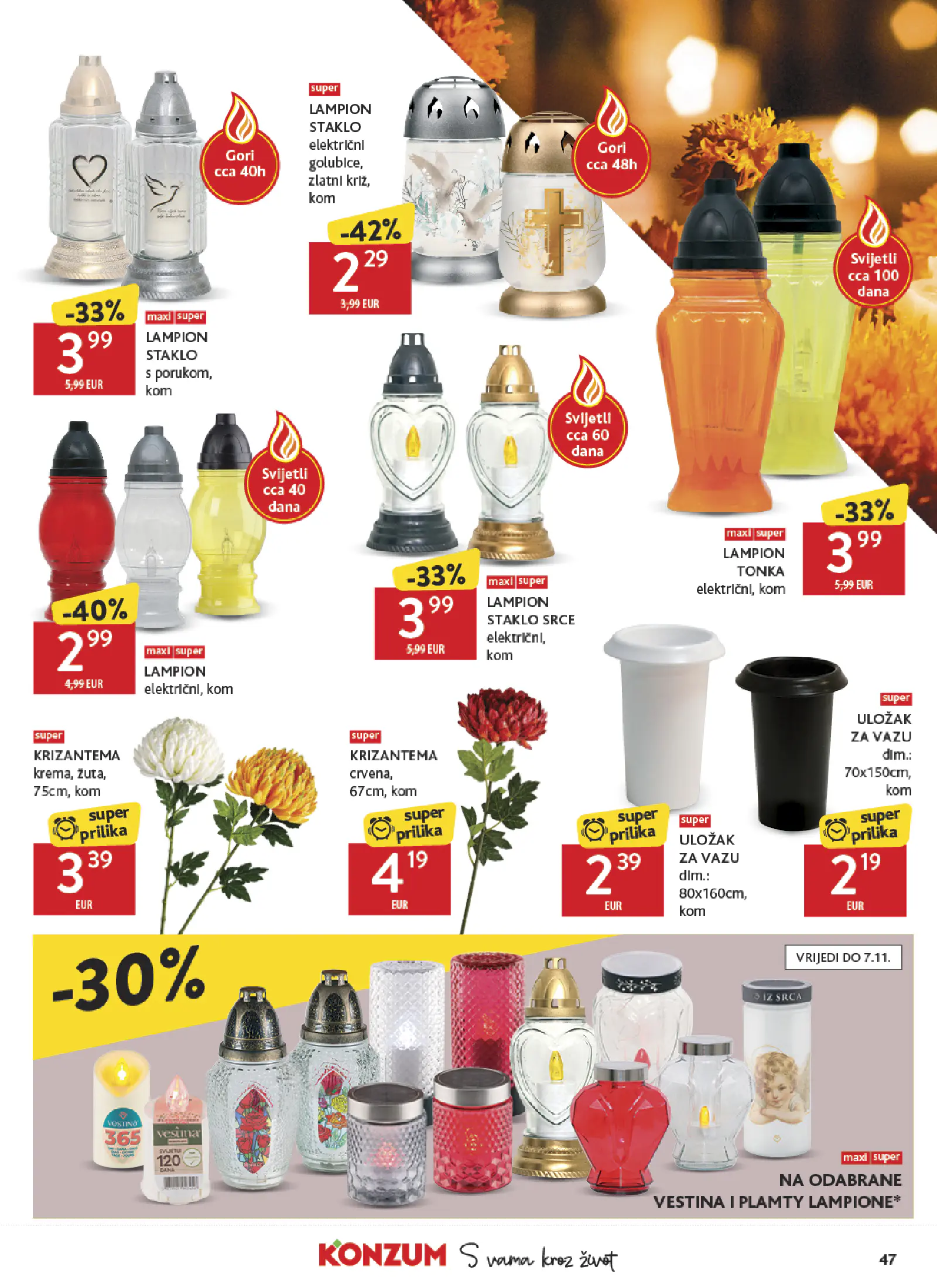 Konzum Horvátország Katalog, 47. oldal (okt. 7–13.)