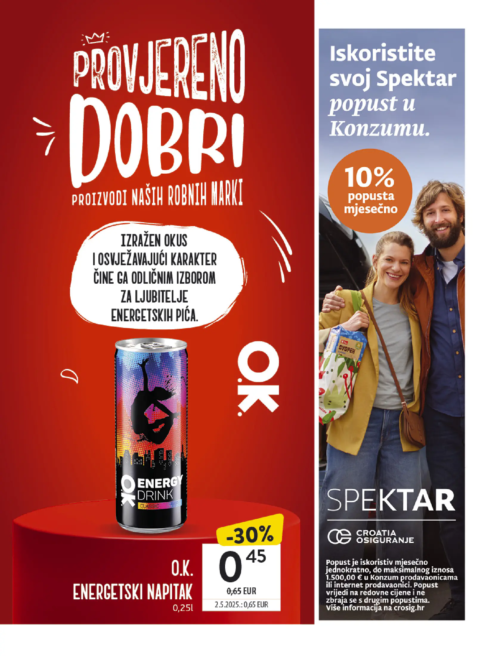 Konzum Horvátország Katalog, 58. oldal (okt. 7–13.)