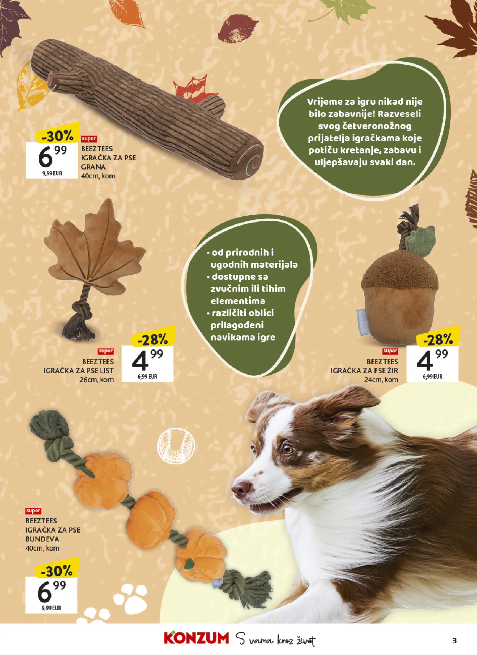 Konzum Horvátország Tematski katalog ljubimci, 3. oldal (okt. 5–18.)