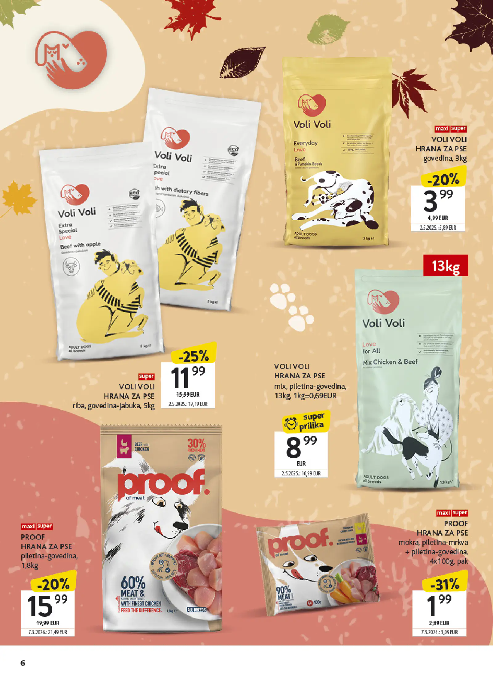 Konzum Horvátország Tematski katalog ljubimci, 6. oldal (okt. 5–18.)