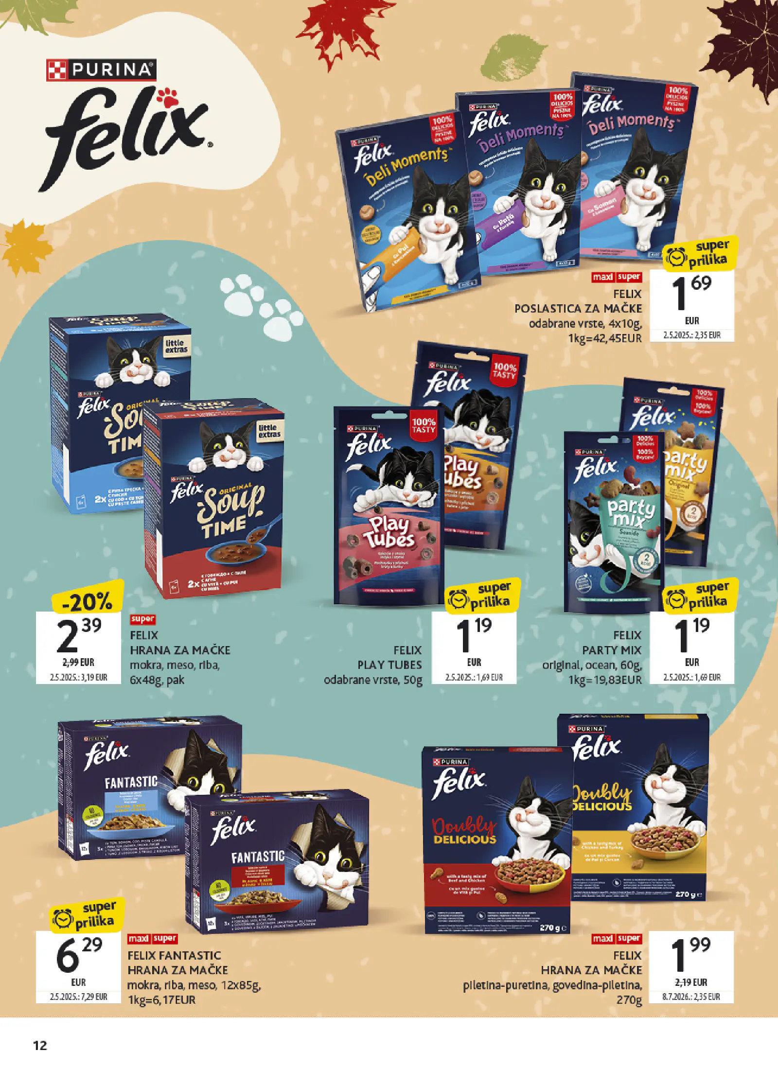 Konzum Horvátország Tematski katalog ljubimci, 12. oldal (okt. 5–18.)