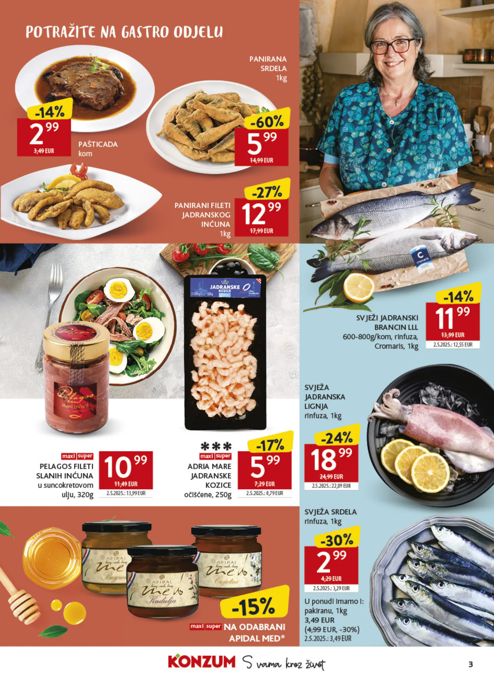 Konzum Horvátország Tematski katalog Najbolje iz Hrvatske, 3. oldal (okt. 26. – nov. 22.)