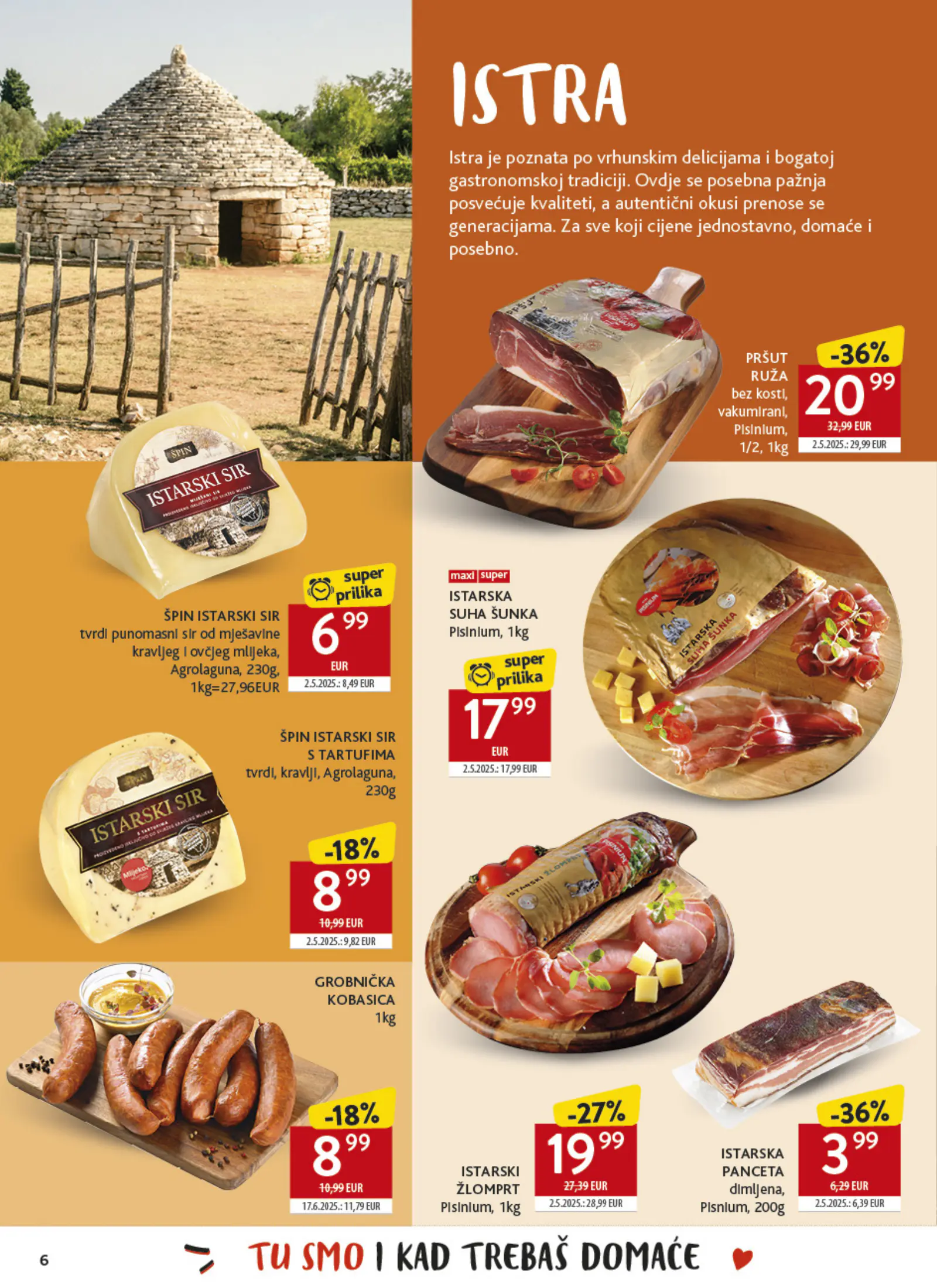 Konzum Horvátország Tematski katalog Najbolje iz Hrvatske, 6. oldal (okt. 26. – nov. 22.)