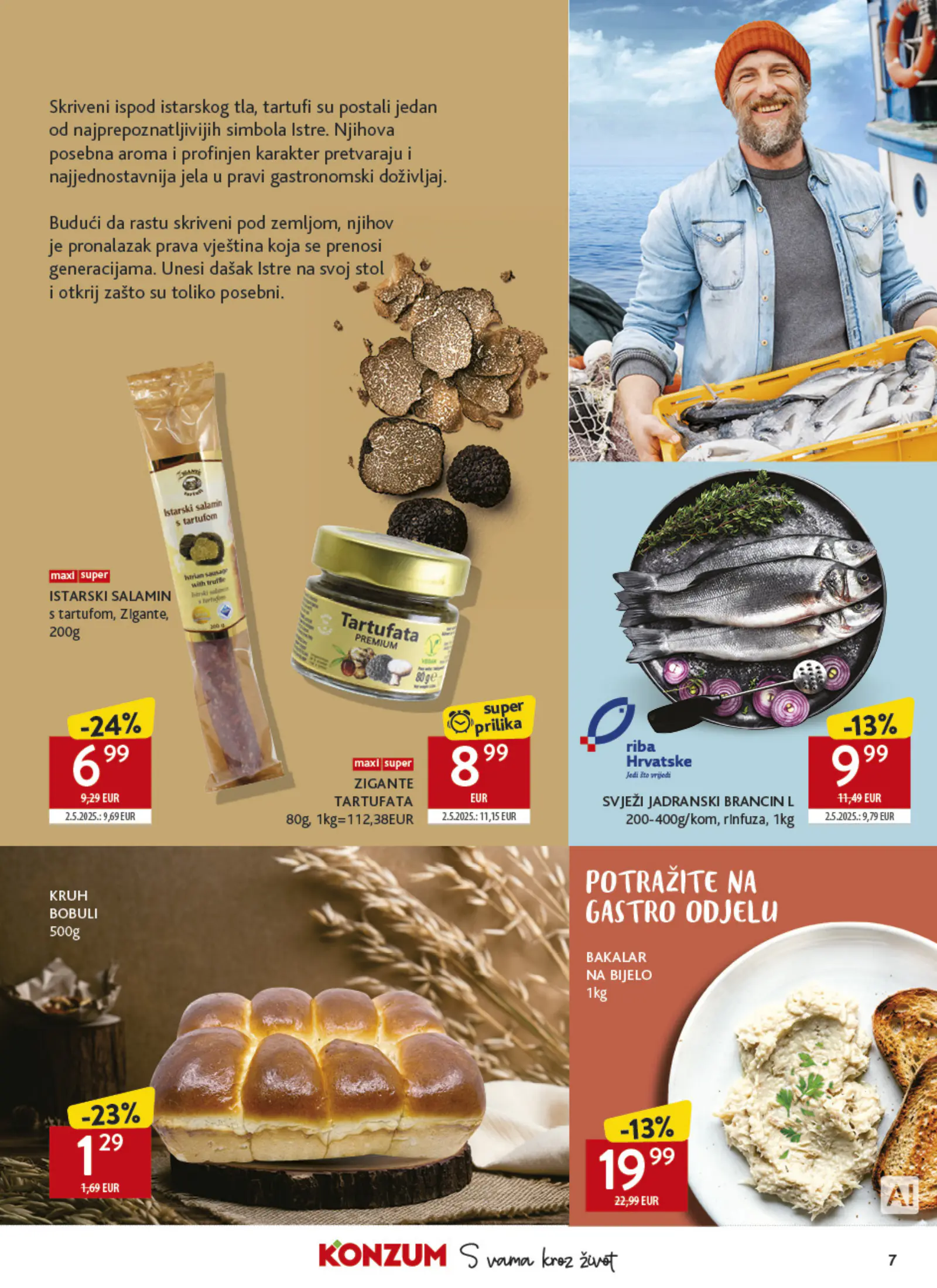 Konzum Horvátország Tematski katalog Najbolje iz Hrvatske, 7. oldal (okt. 26. – nov. 22.)