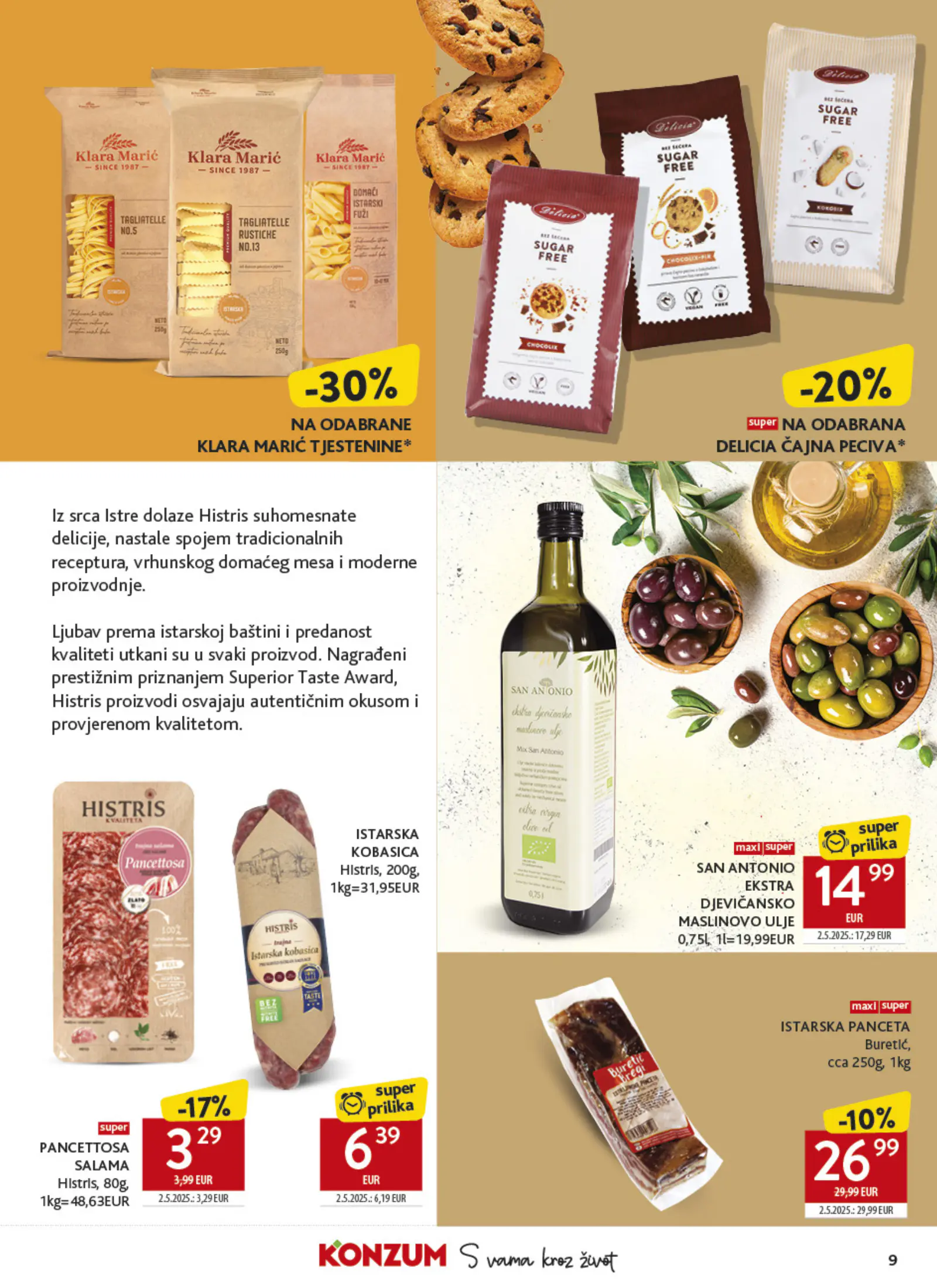 Konzum Horvátország Tematski katalog Najbolje iz Hrvatske, 9. oldal (okt. 26. – nov. 22.)