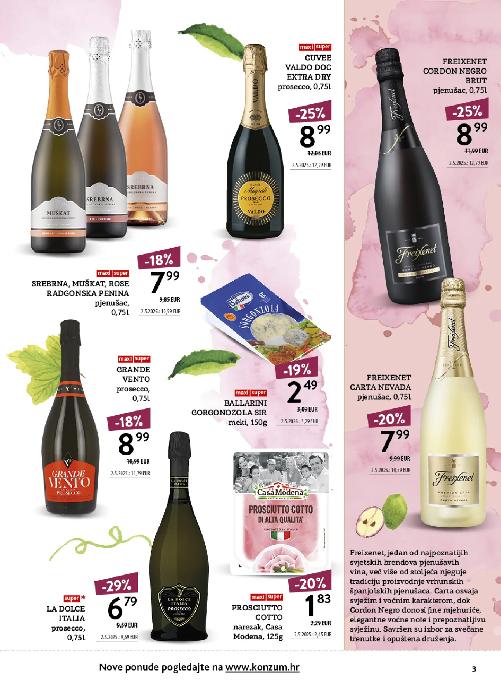 Konzum Horvátország Tematski katalog vinoteka, 3. oldal (okt. 12–25.)
