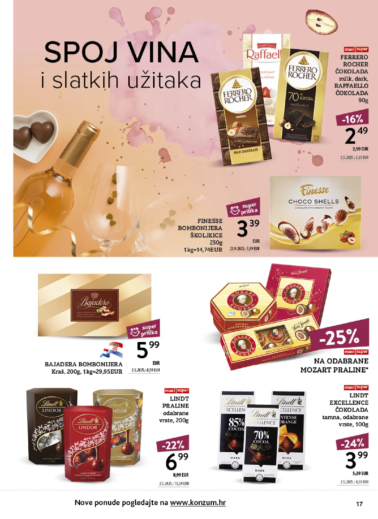Konzum Horvátország Tematski katalog vinoteka, 17. oldal (okt. 12–25.)
