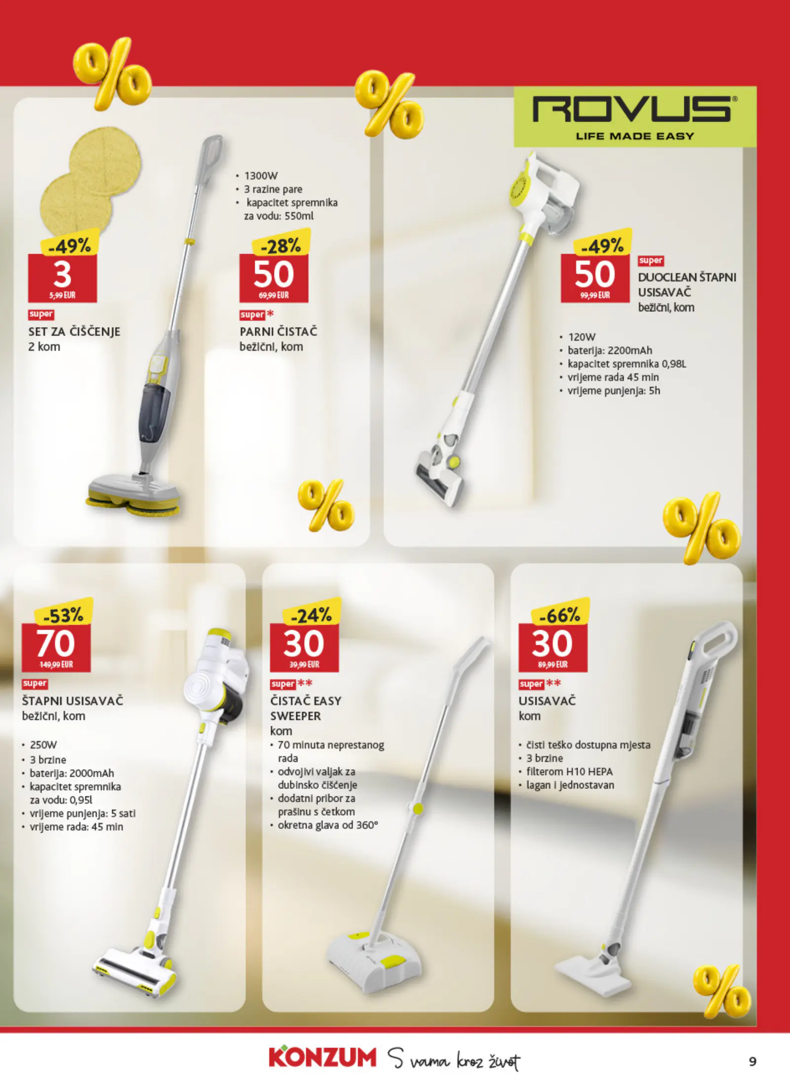 Konzum Horvátország Top ponuda brendova (2), 9. oldal (okt. 9–31.)
