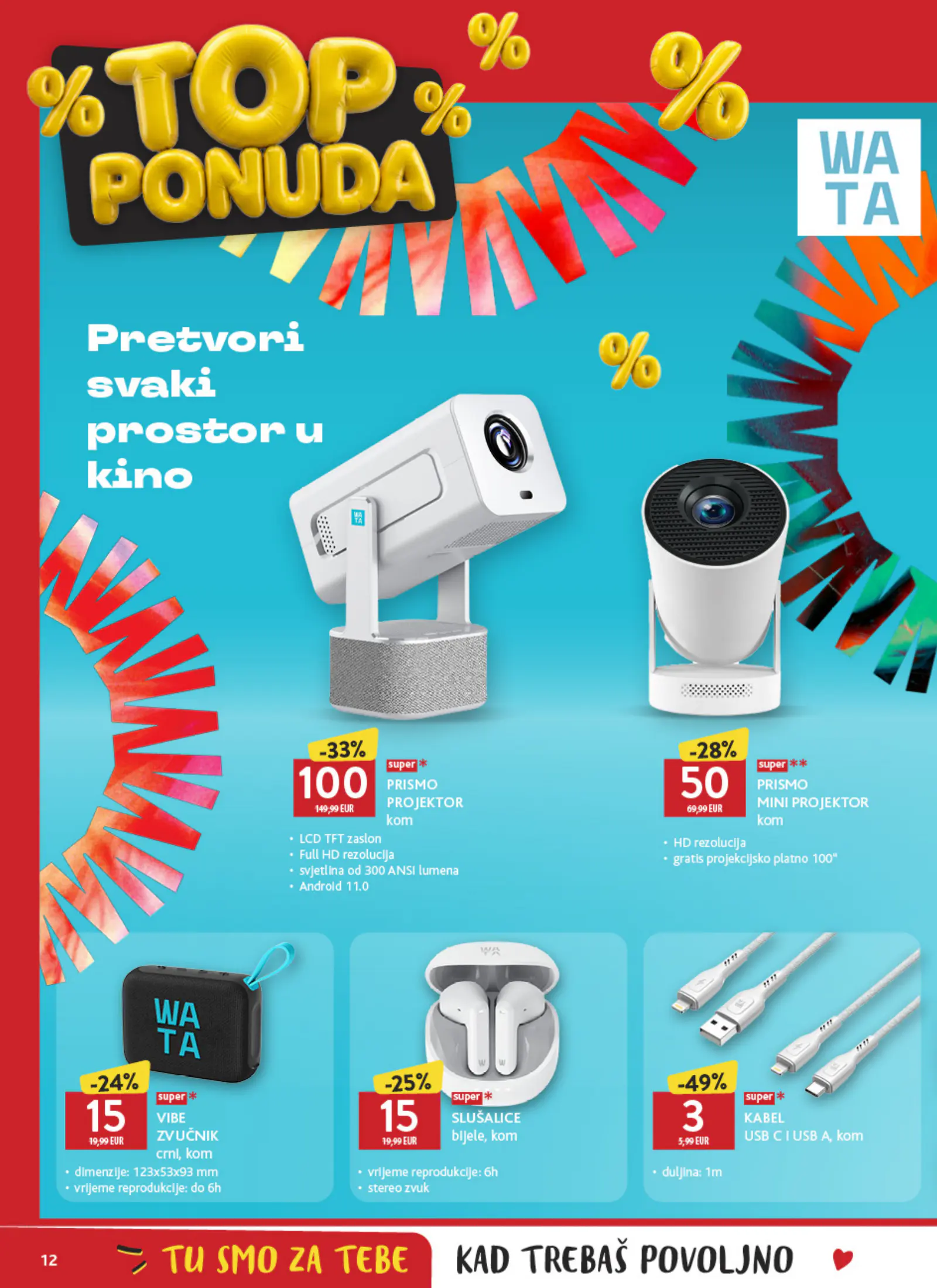 Konzum Horvátország Top ponuda brendova (2), 12. oldal (okt. 9–31.)