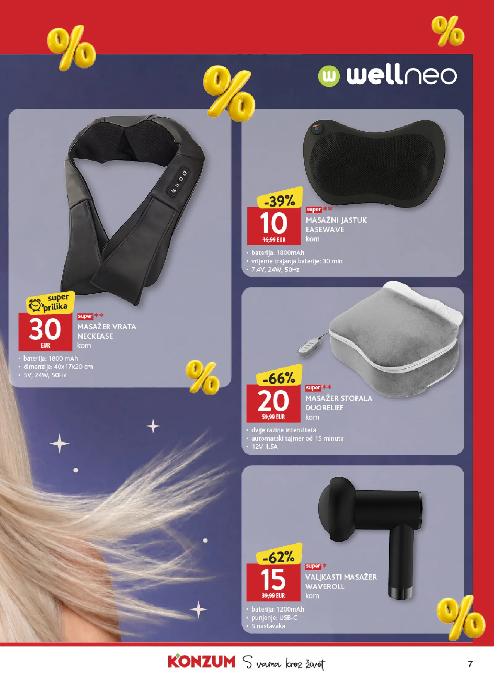 Konzum Horvátország Top ponuda brendova, 7. oldal (okt. 9–31.)