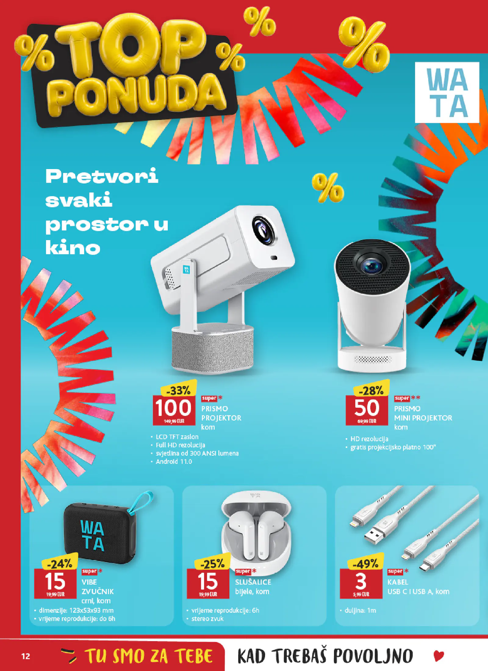 Konzum Horvátország Top ponuda brendova, 12. oldal (okt. 9–31.)