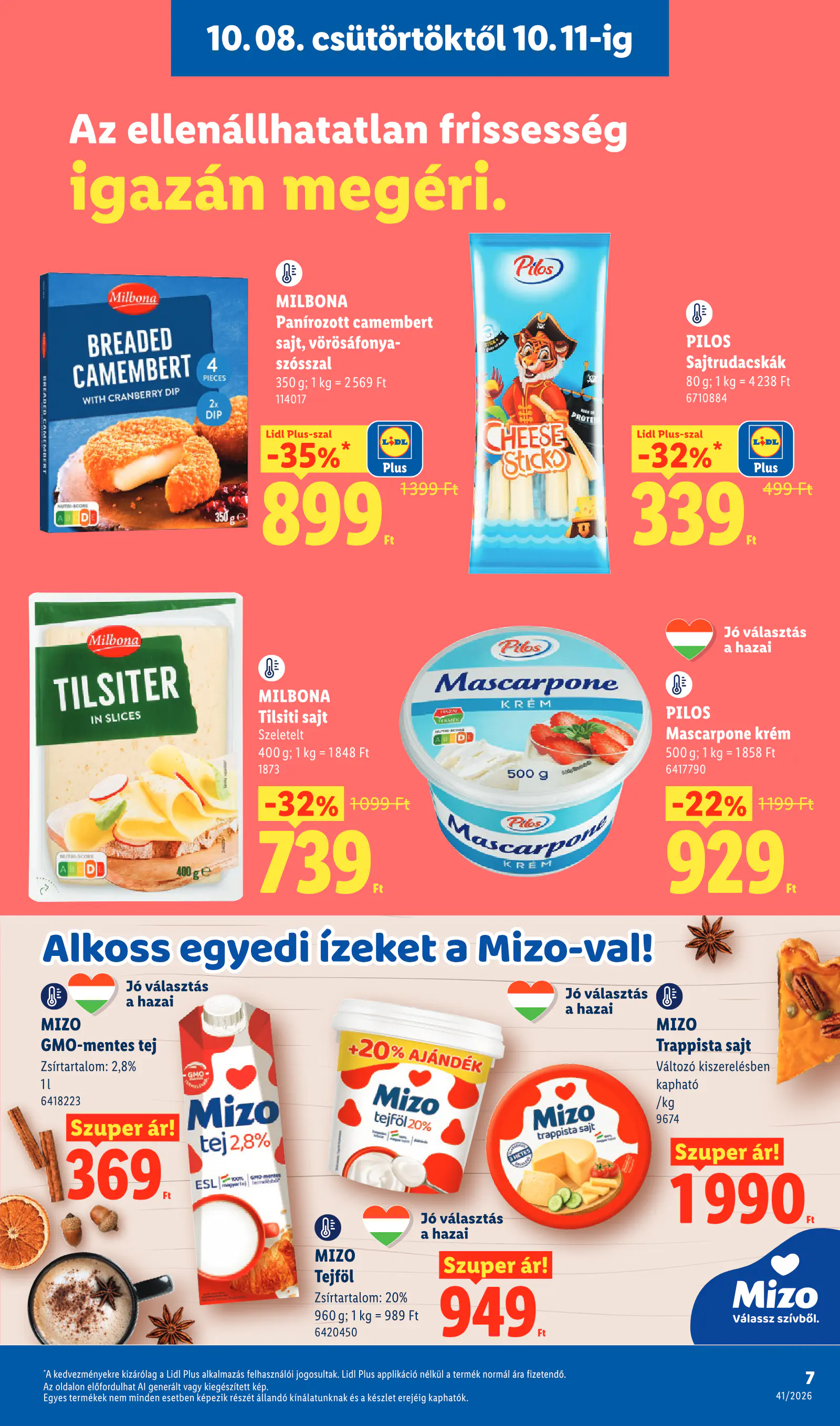 Lidl akciós újság, 41. hét, 7. oldal (okt. 8–14.)